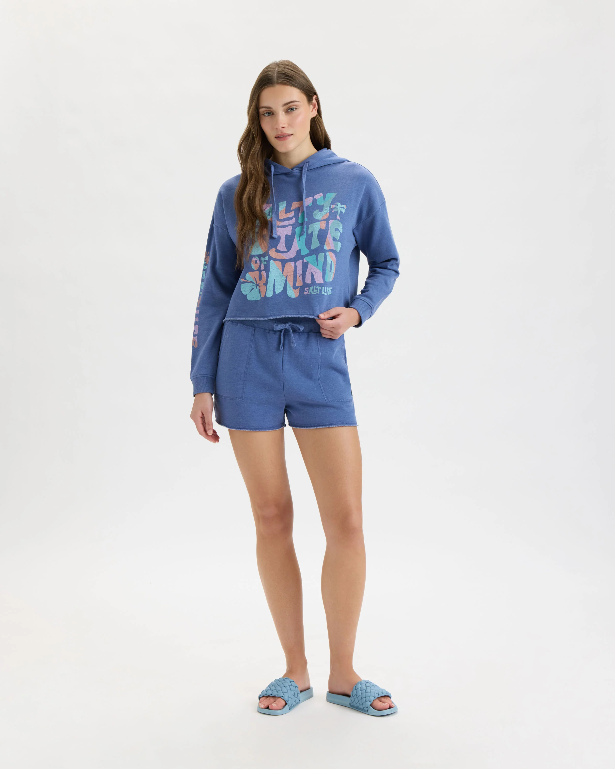 Women's Salty Mind Cropped Hoodie - Image 5