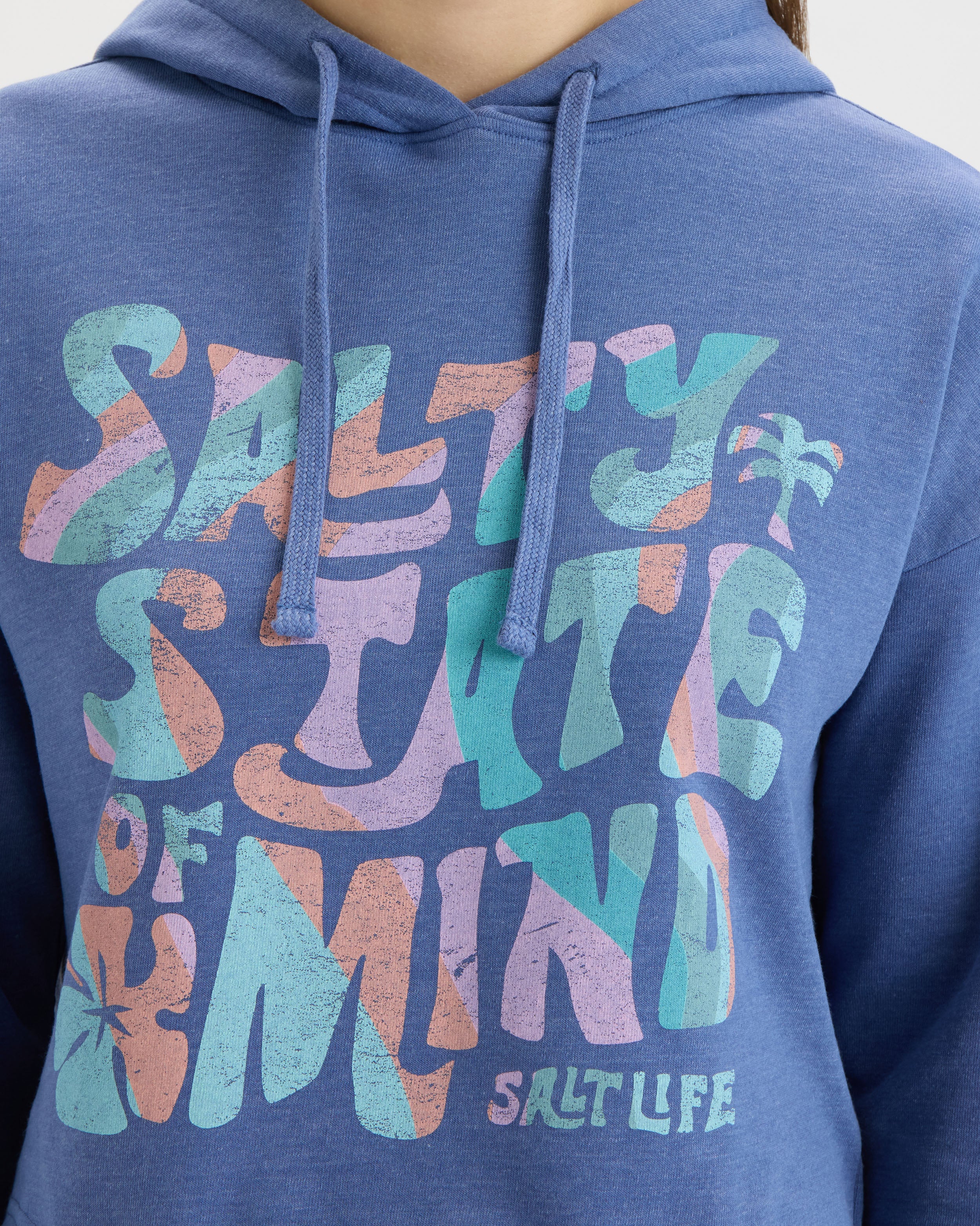 Women's Salty Mind Cropped Hoodie - Image 7