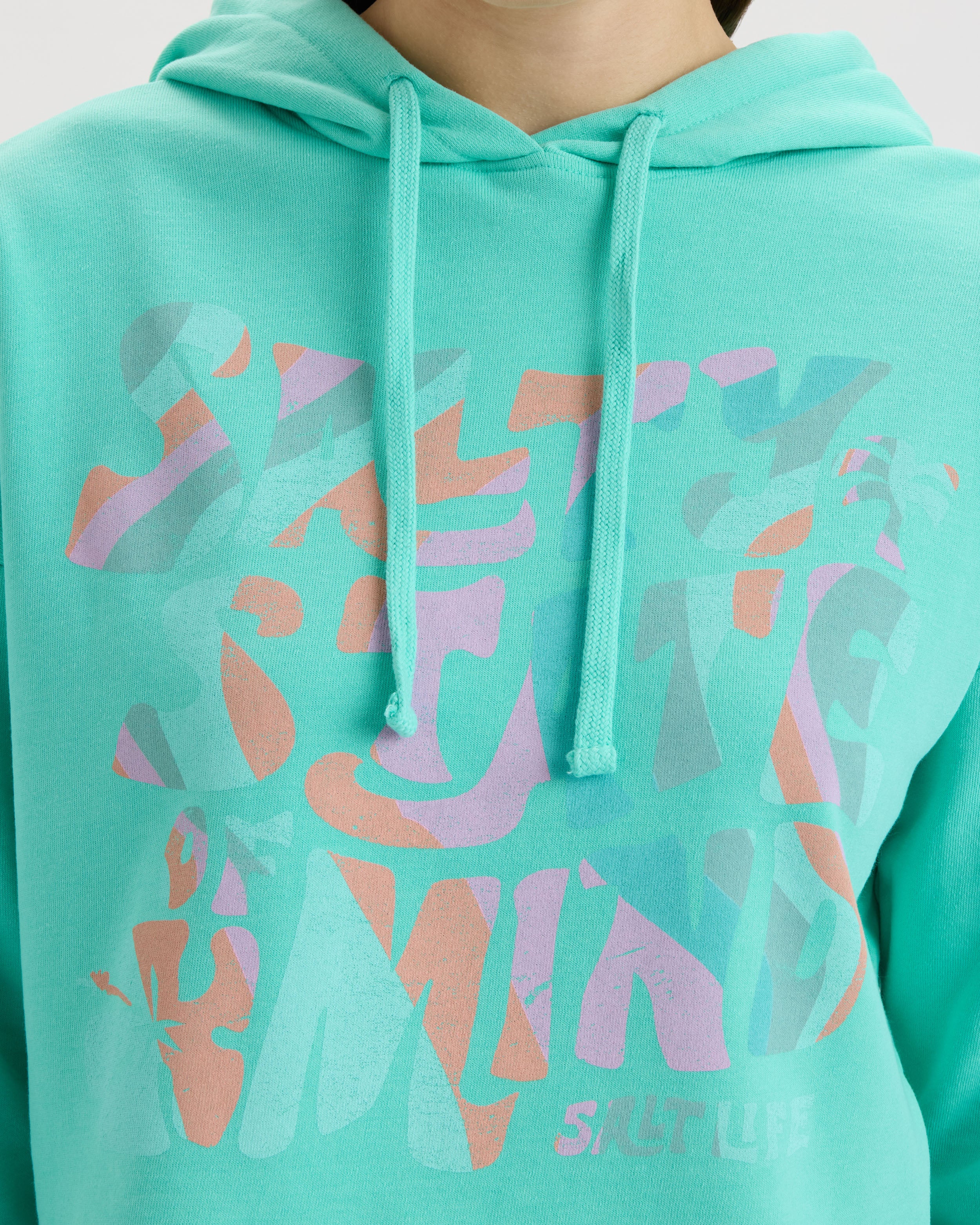 Women's Salty Mind Cropped Hoodie - Image 5