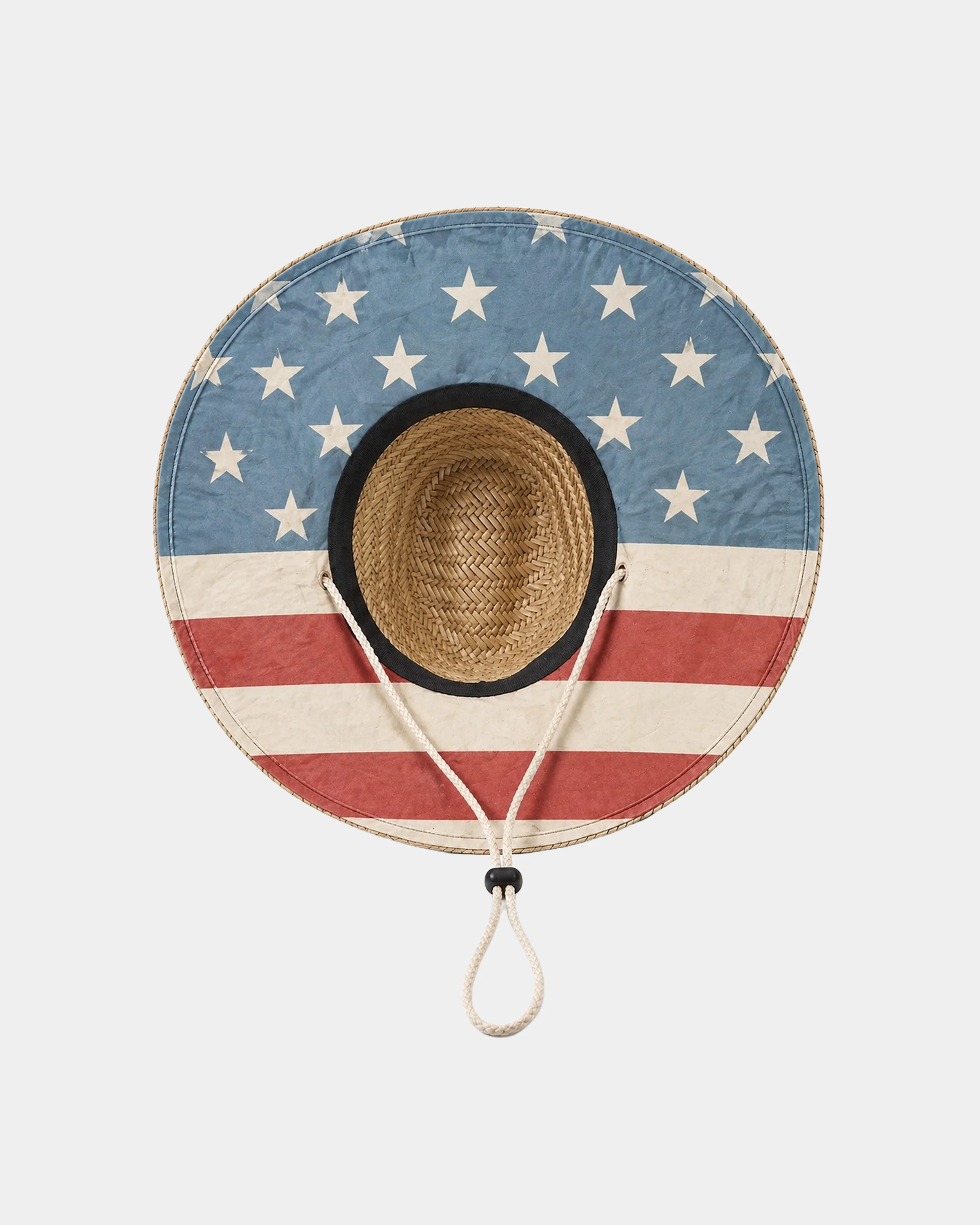 Sea, Stars & Striped Straw Hat - Image 2