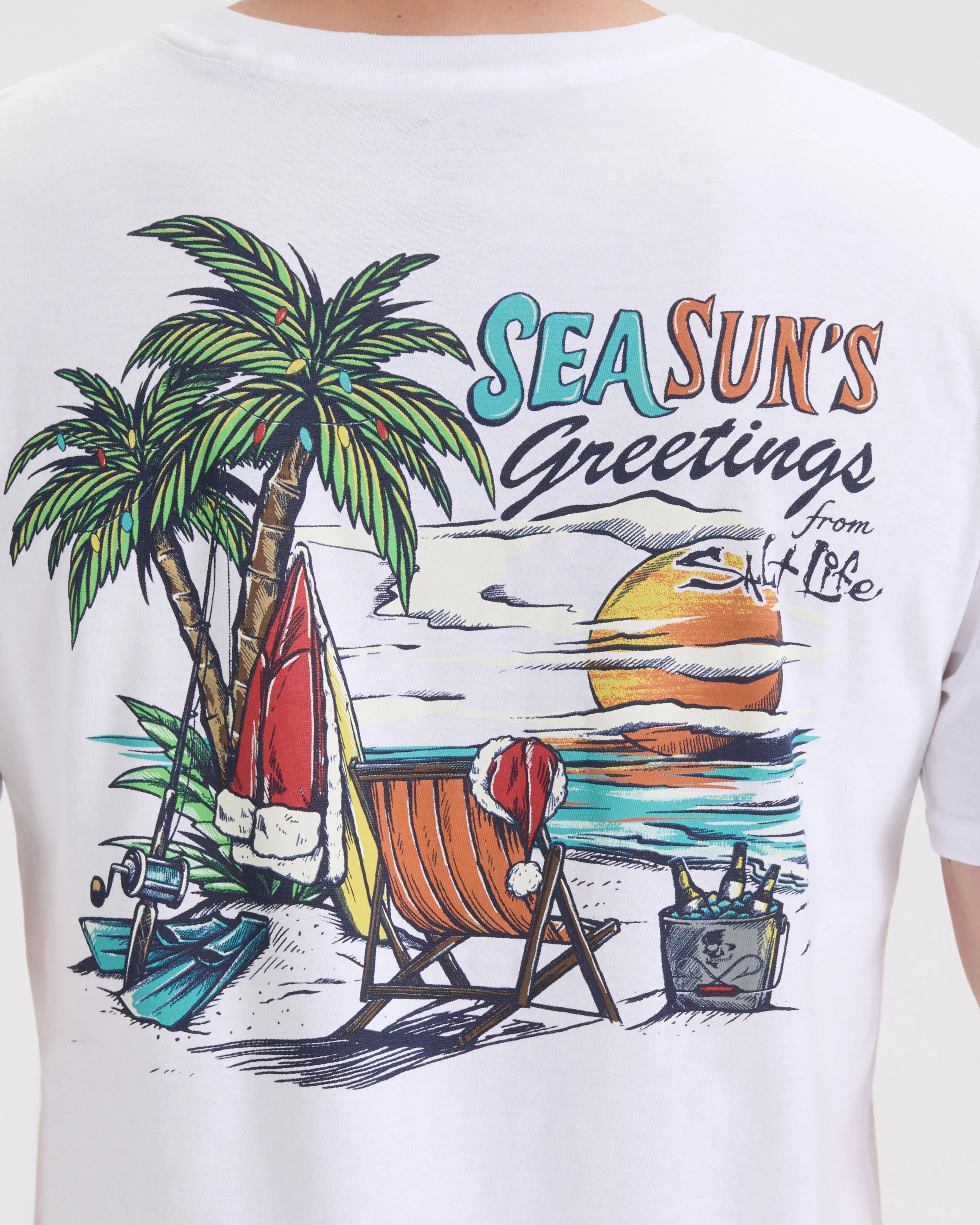 Men’s Sea Suns Greeting Short Sleeve Tee - Image 5
