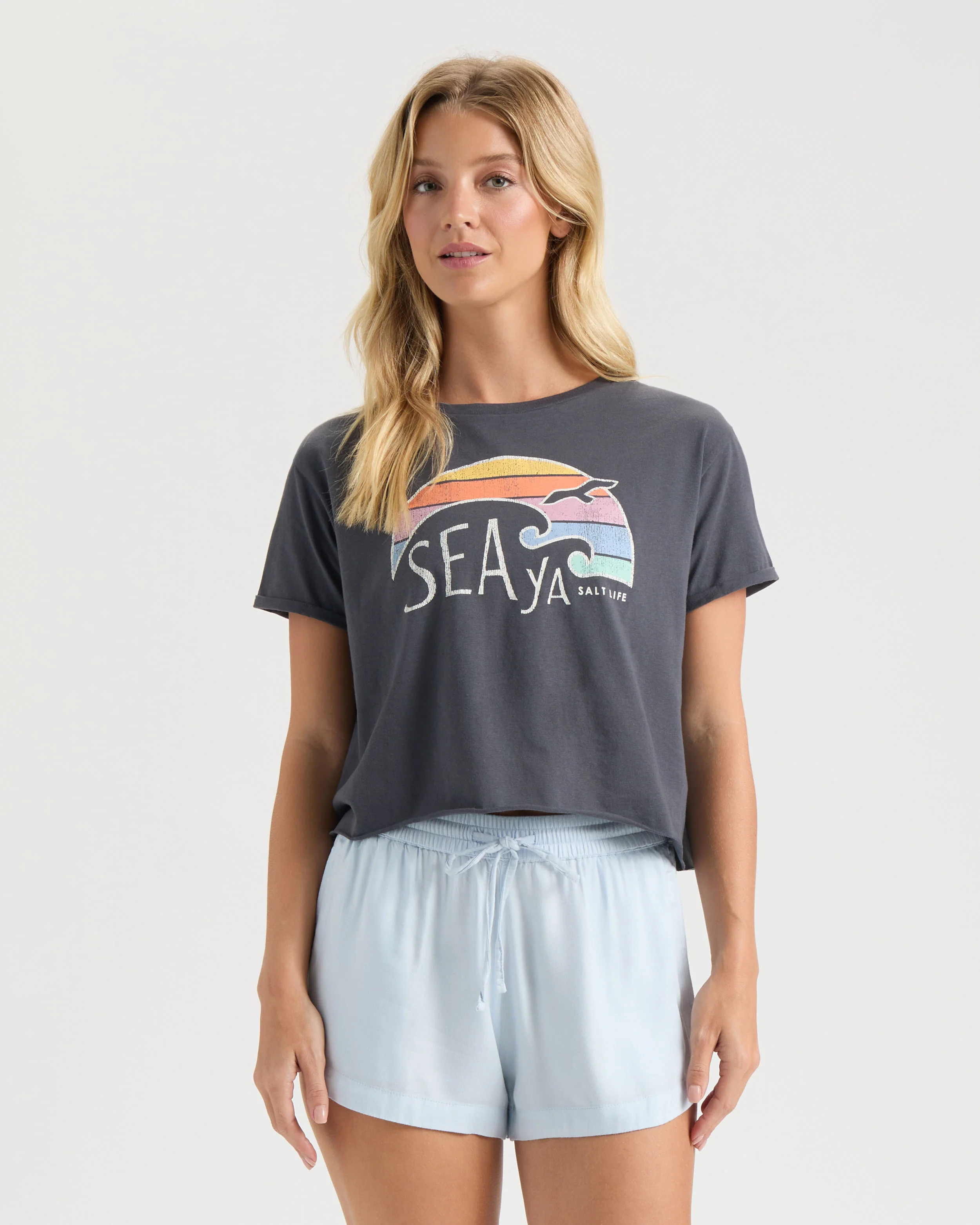 Women's Sea Ya Cropped Shirt - Image 2