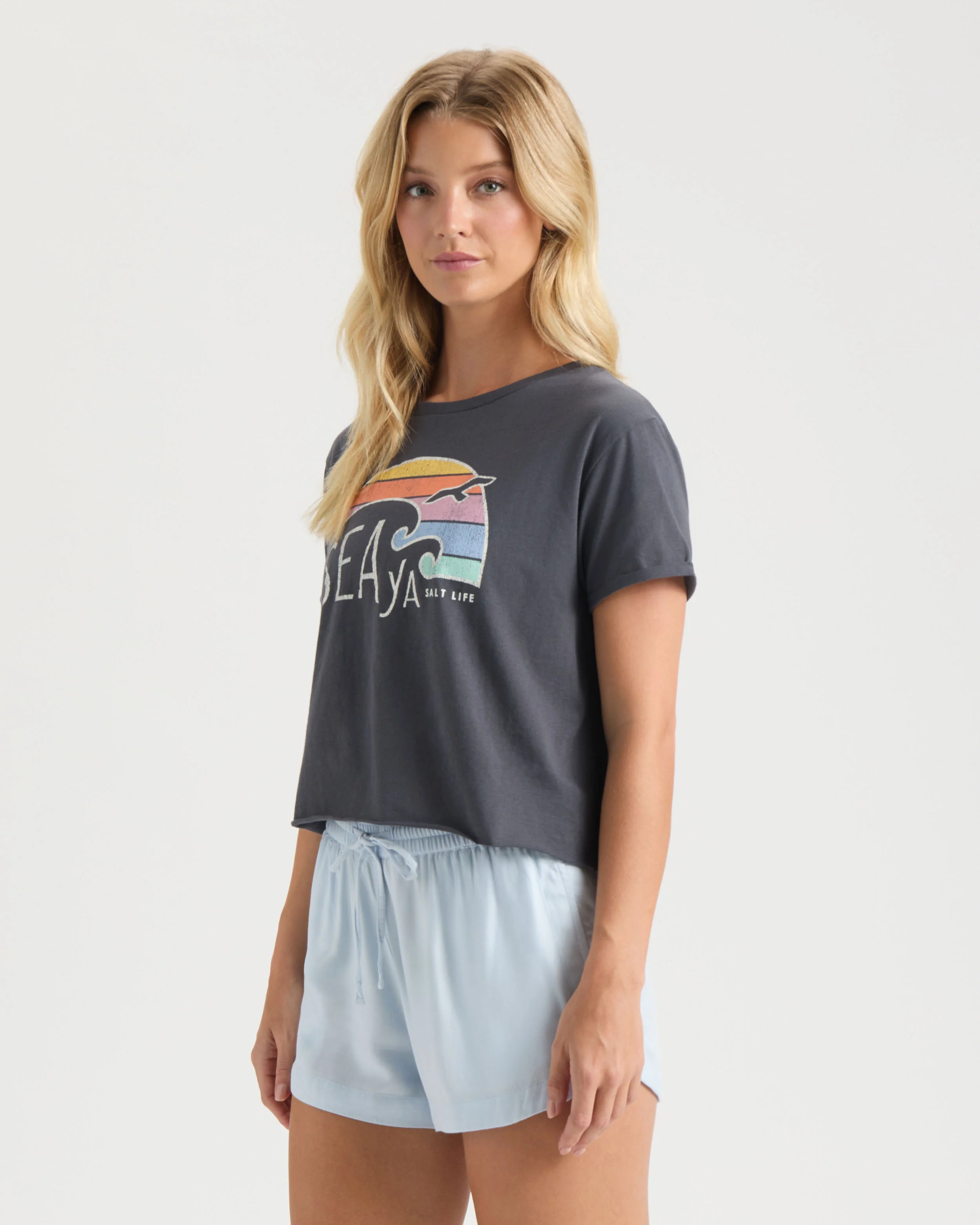 Women's Sea Ya Cropped Shirt - Image 3