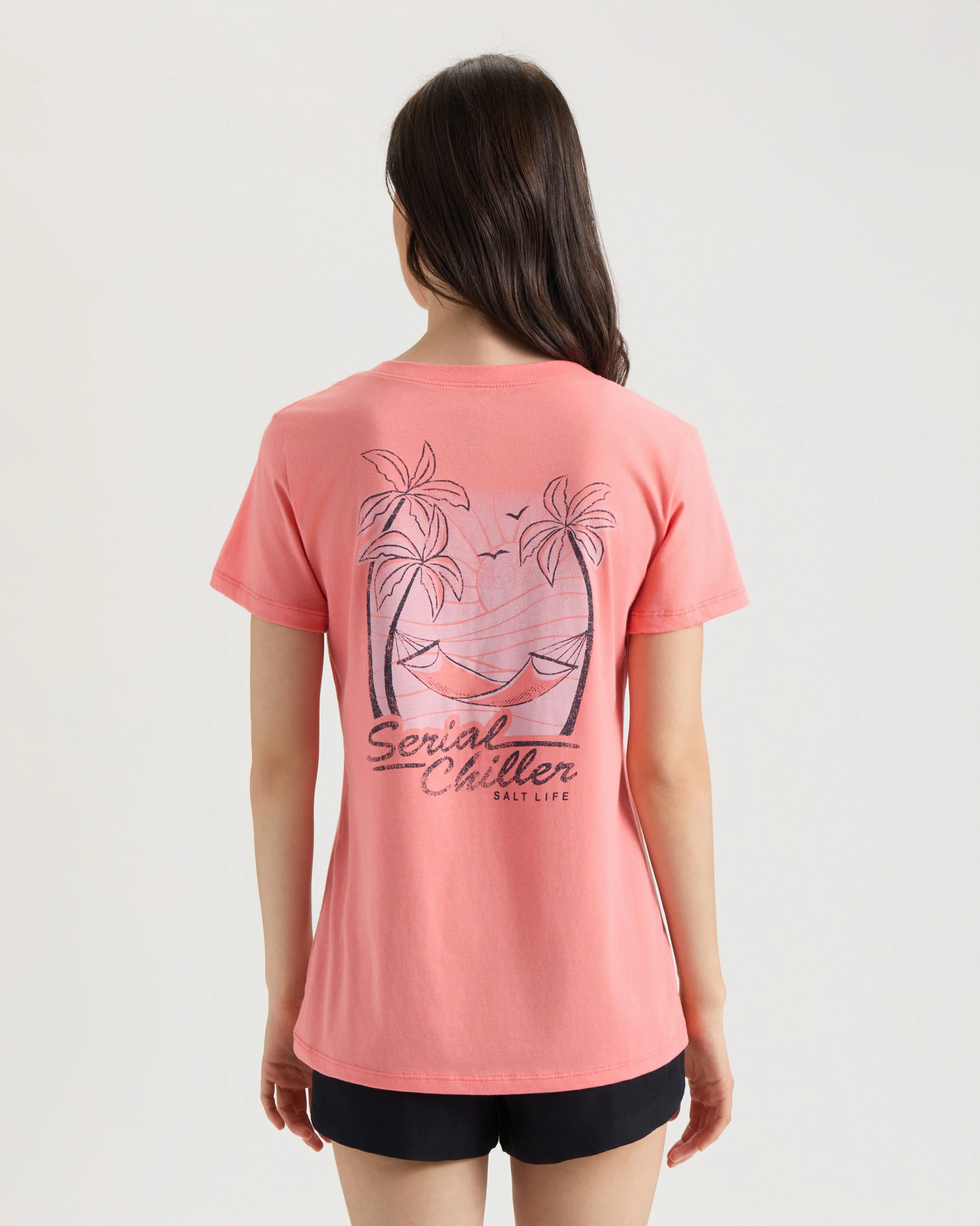 Women's Serial Chiller V-Neck Short Sleeve Shirt - Image 3