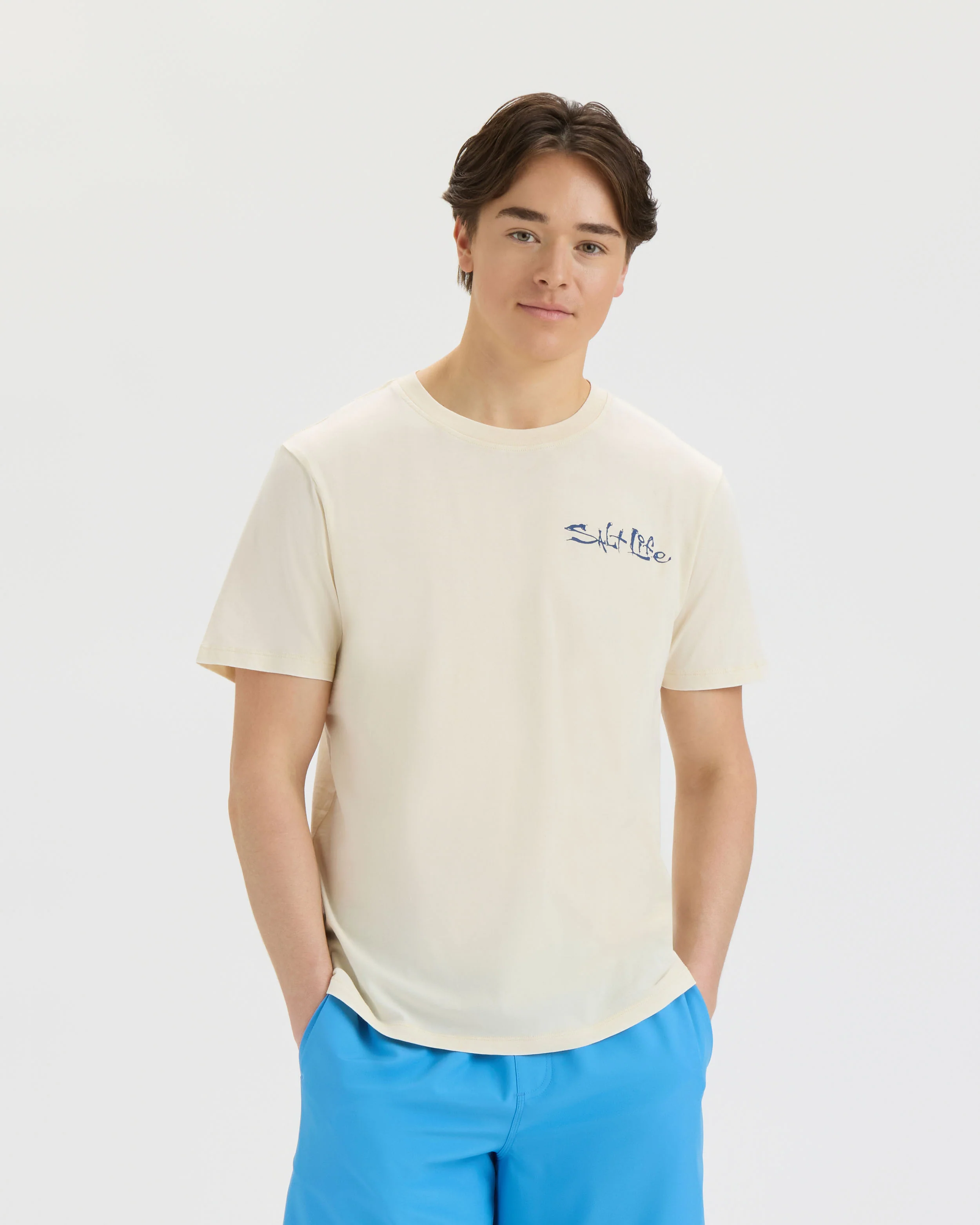 Men’s Sharks Americana Salt Wash Tee - Image 2