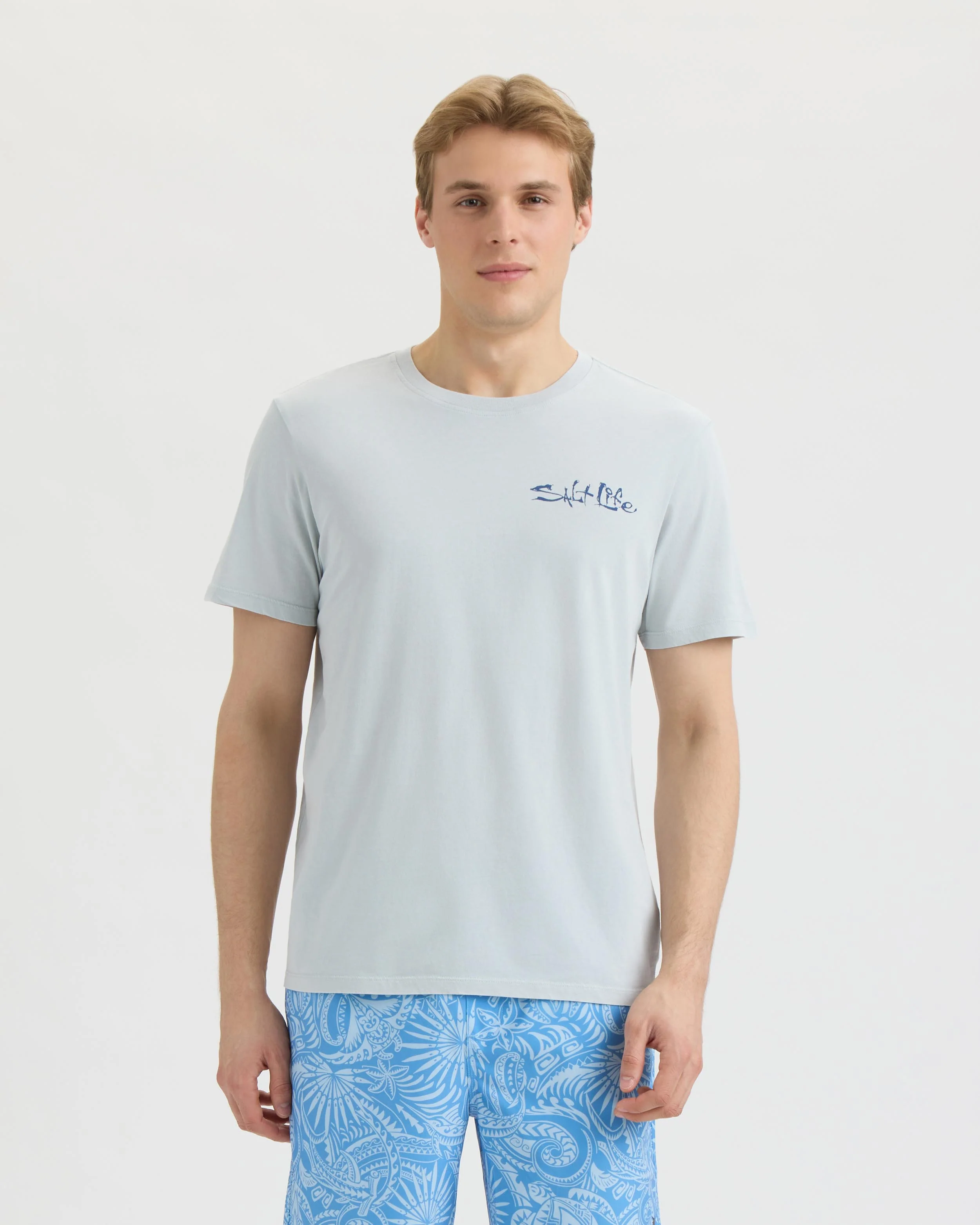 Men’s Sharks Americana Salt Wash Tee - Image 2