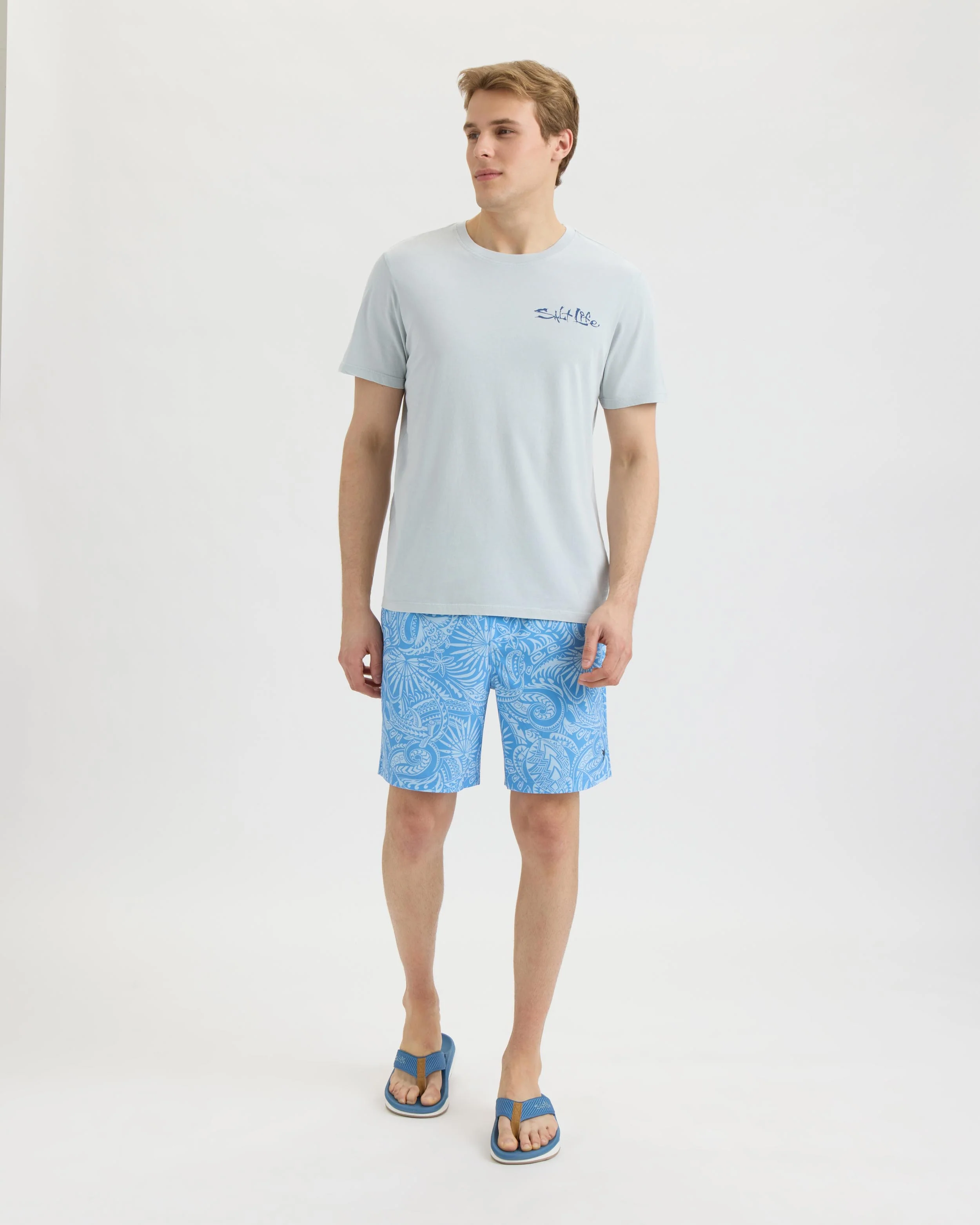 Men’s Sharks Americana Salt Wash Tee - Image 6