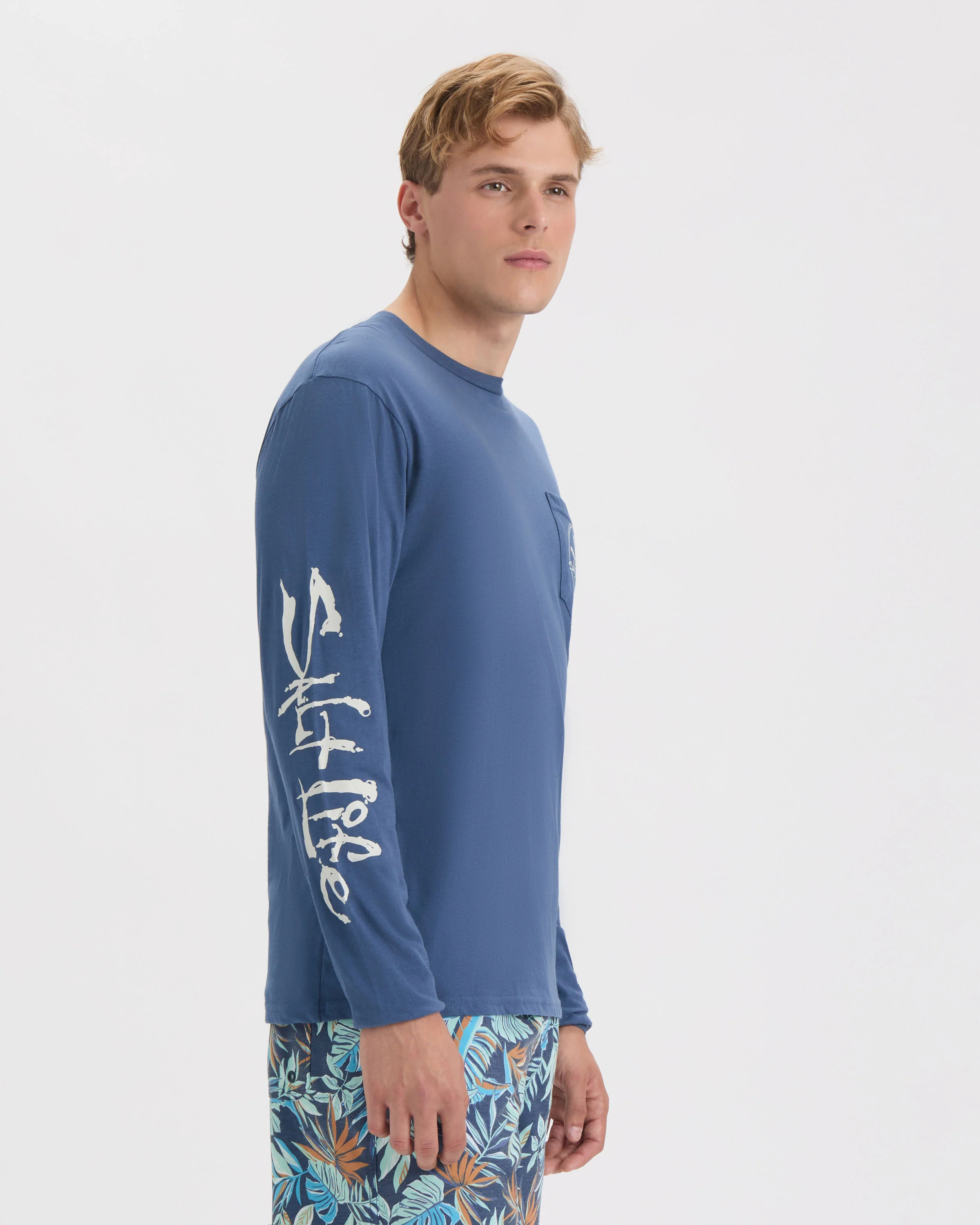 Men’s Skull and Fillet Long Sleeve Shirt - Image 3