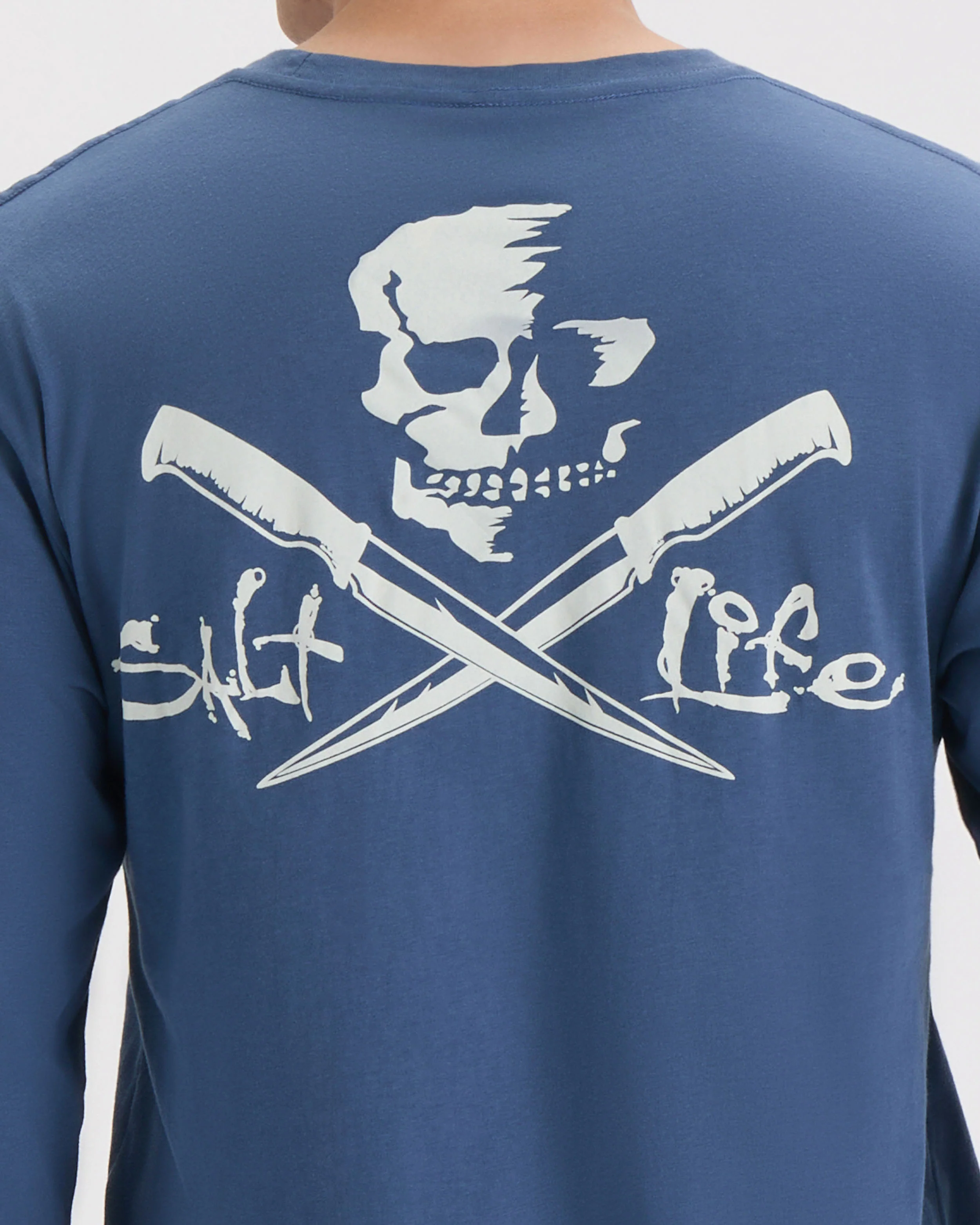 Men’s Skull and Fillet Long Sleeve Shirt - Image 5