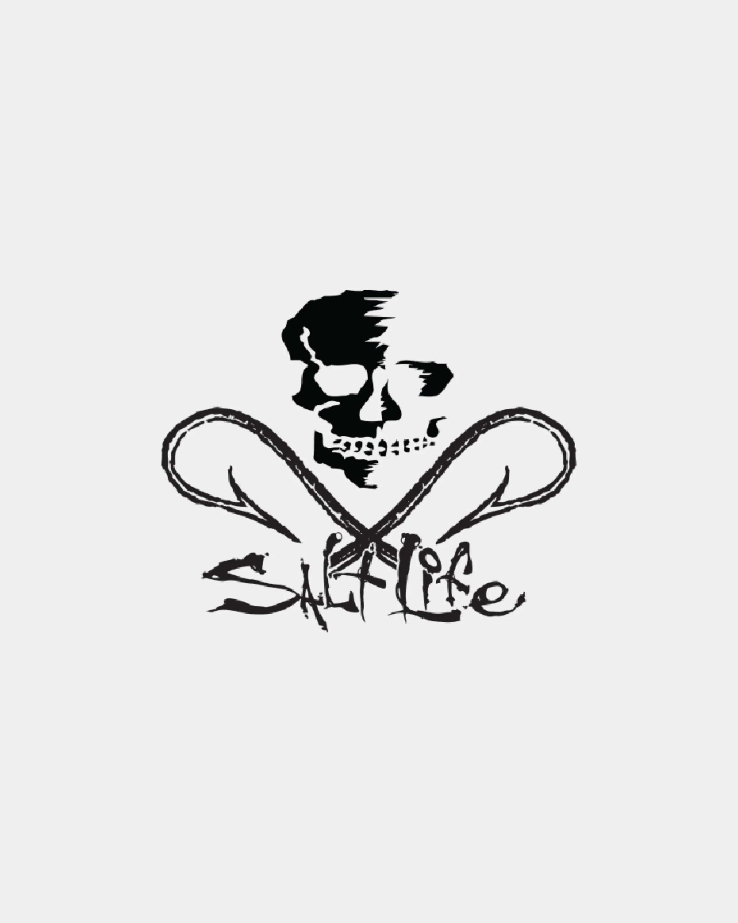 Hooked Skull Medium Decal - Image 2