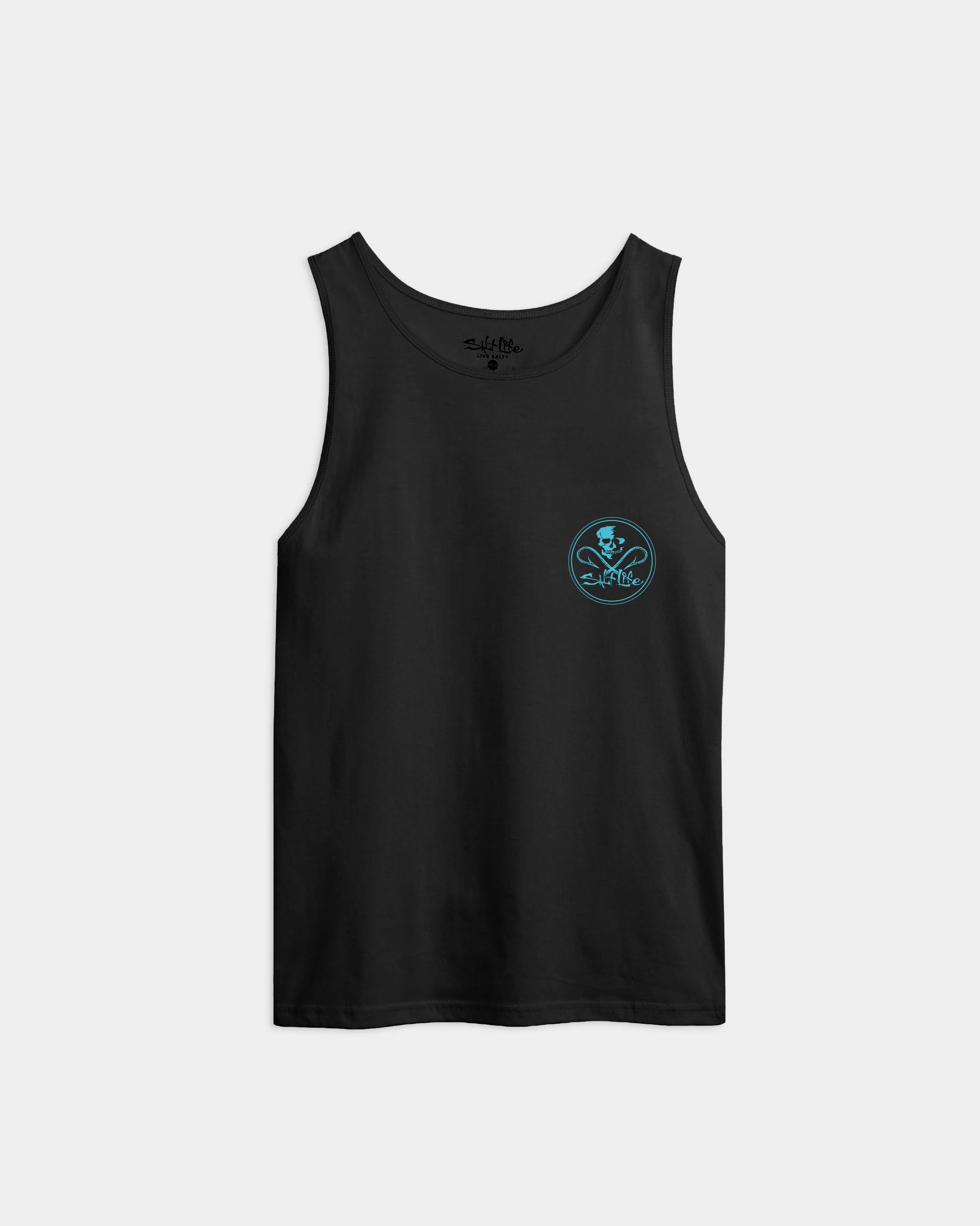 Men’s Skull and Hooks Tank Top - Image 2
