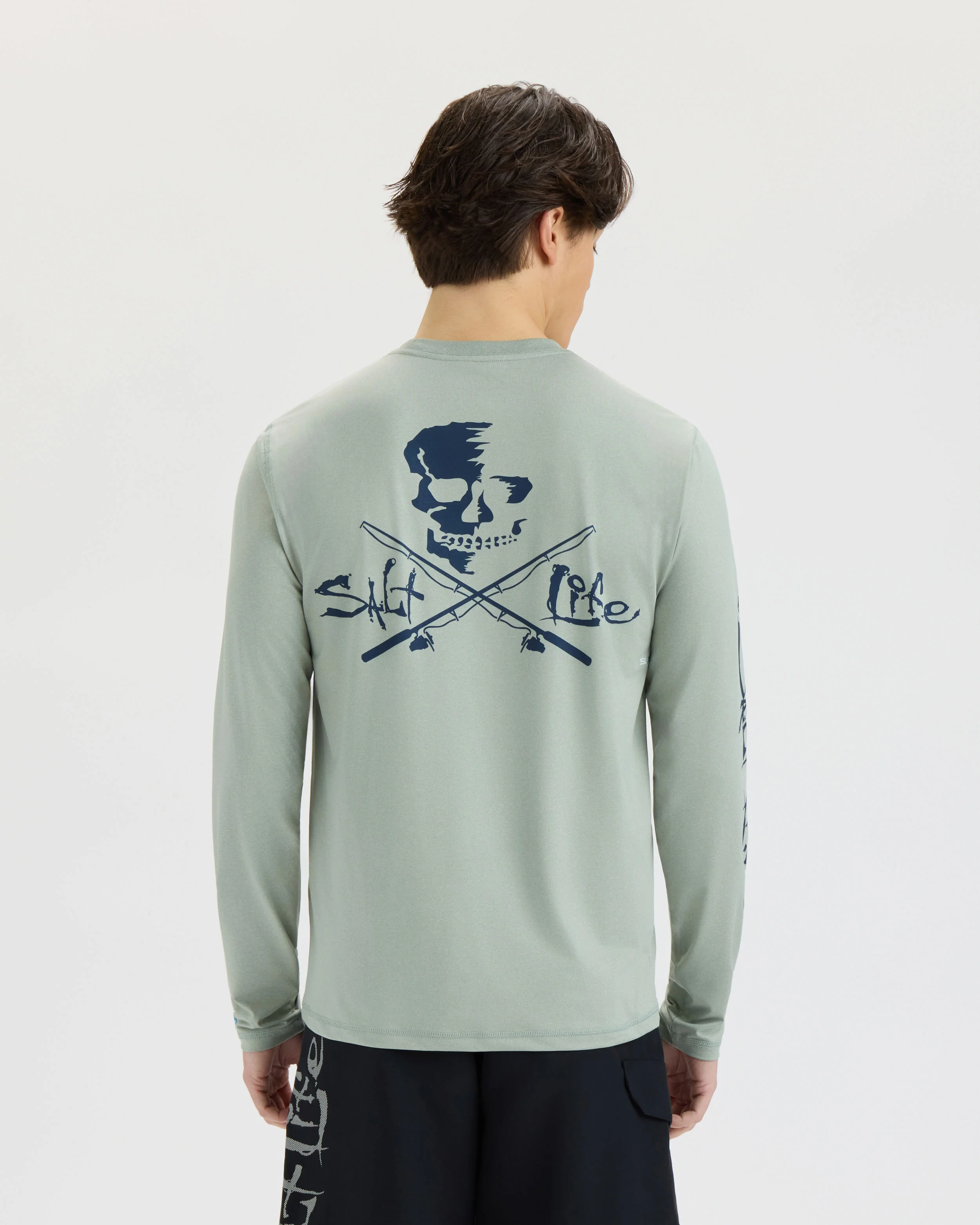 Skull and Poles SLX Performance Long Sleeve Tee - Image 3
