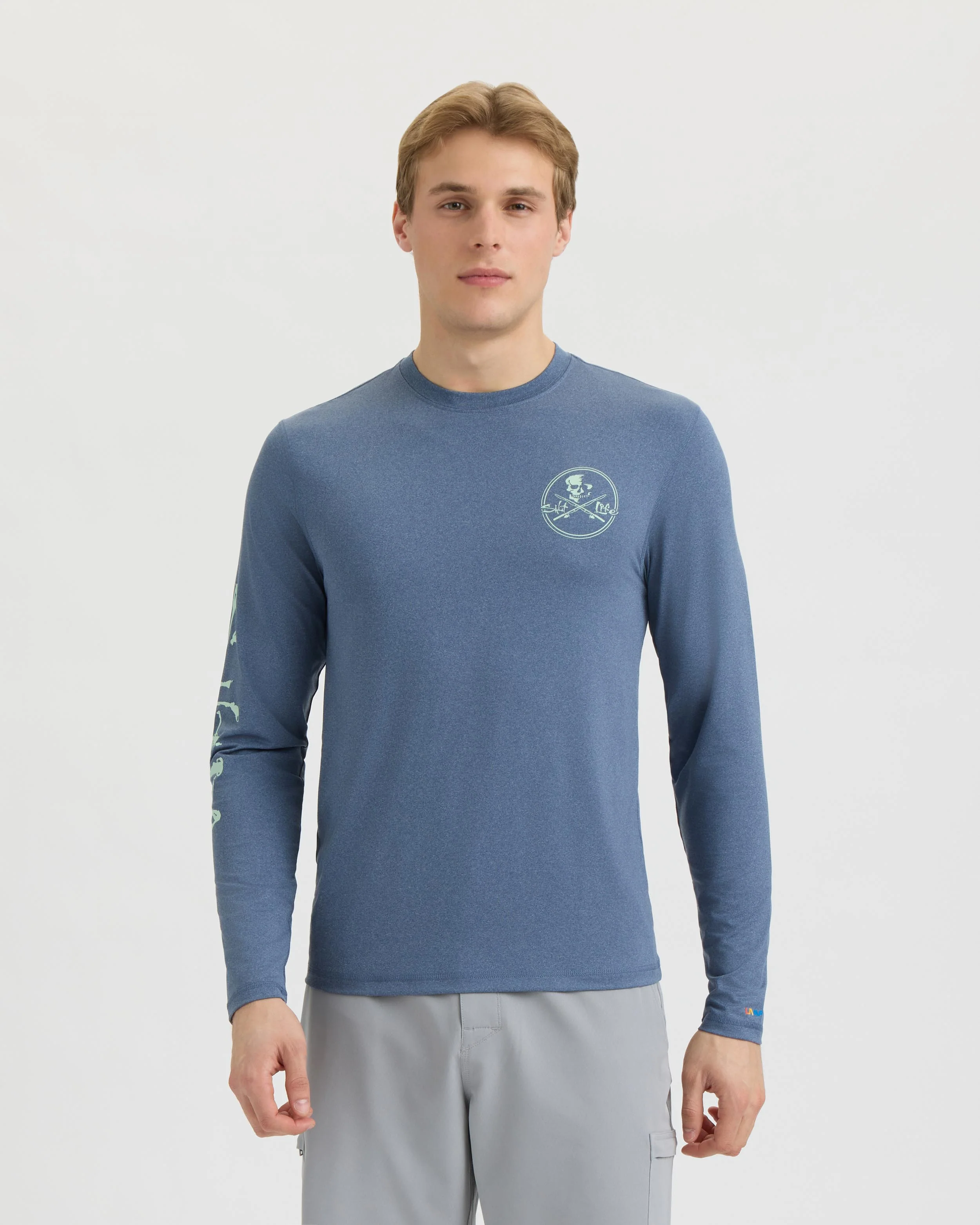 Skull and Poles SLX Performance Long Sleeve Tee - Image 2