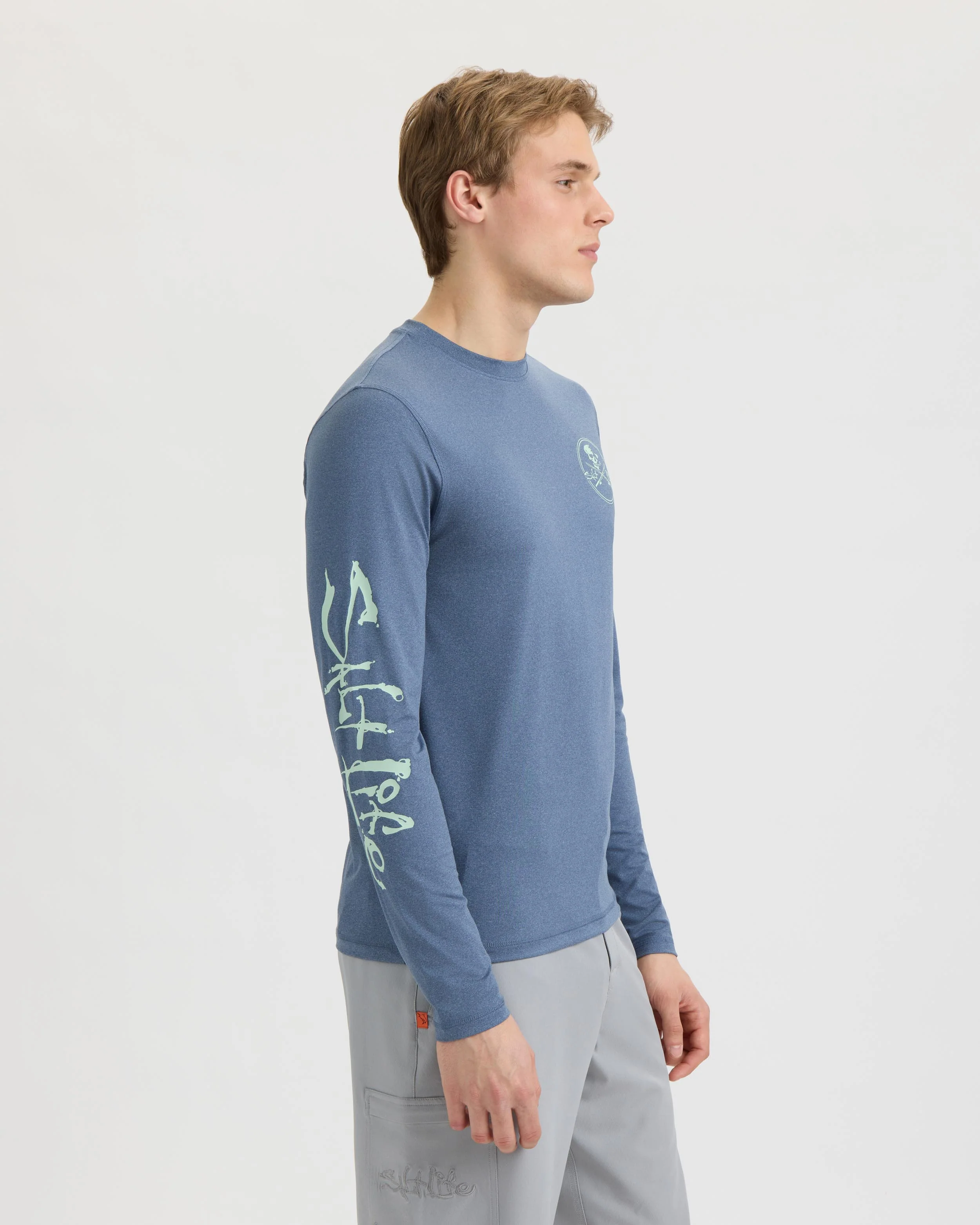 Skull and Poles SLX Performance Long Sleeve Tee - Image 3