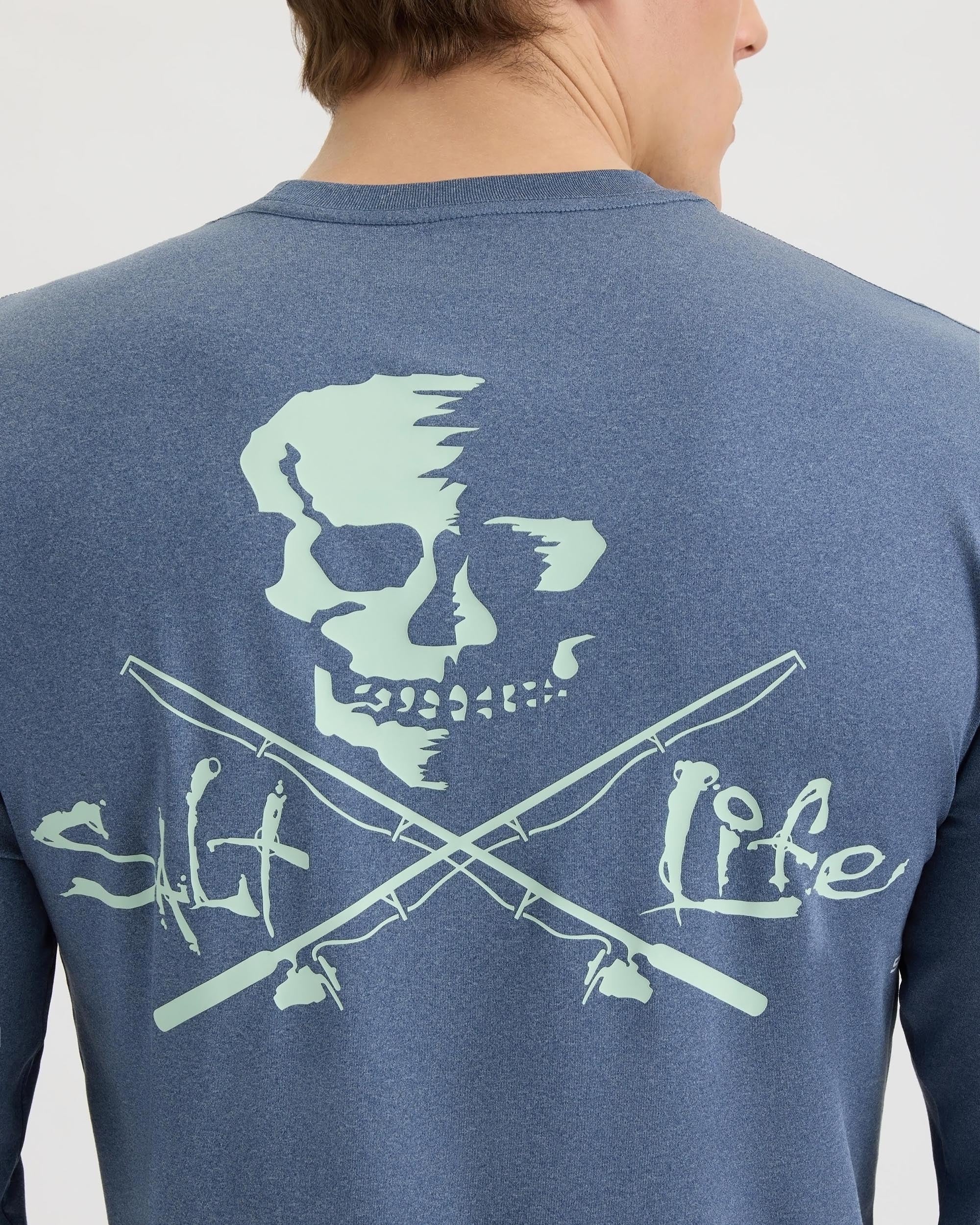 Skull and Poles SLX Performance Long Sleeve Tee - Image 5
