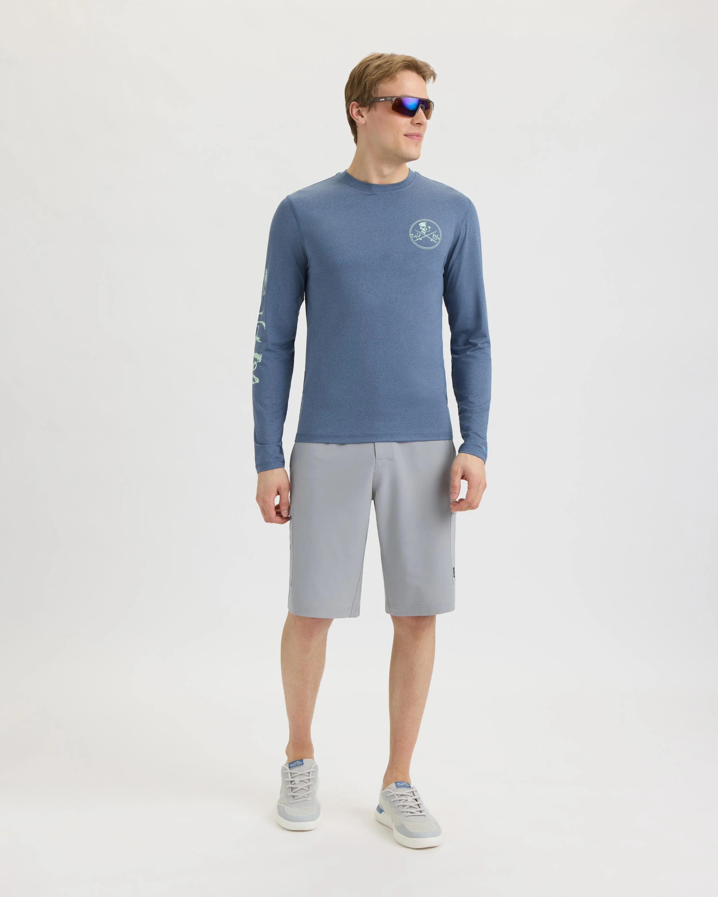 Skull and Poles SLX Performance Long Sleeve Tee - Image 6