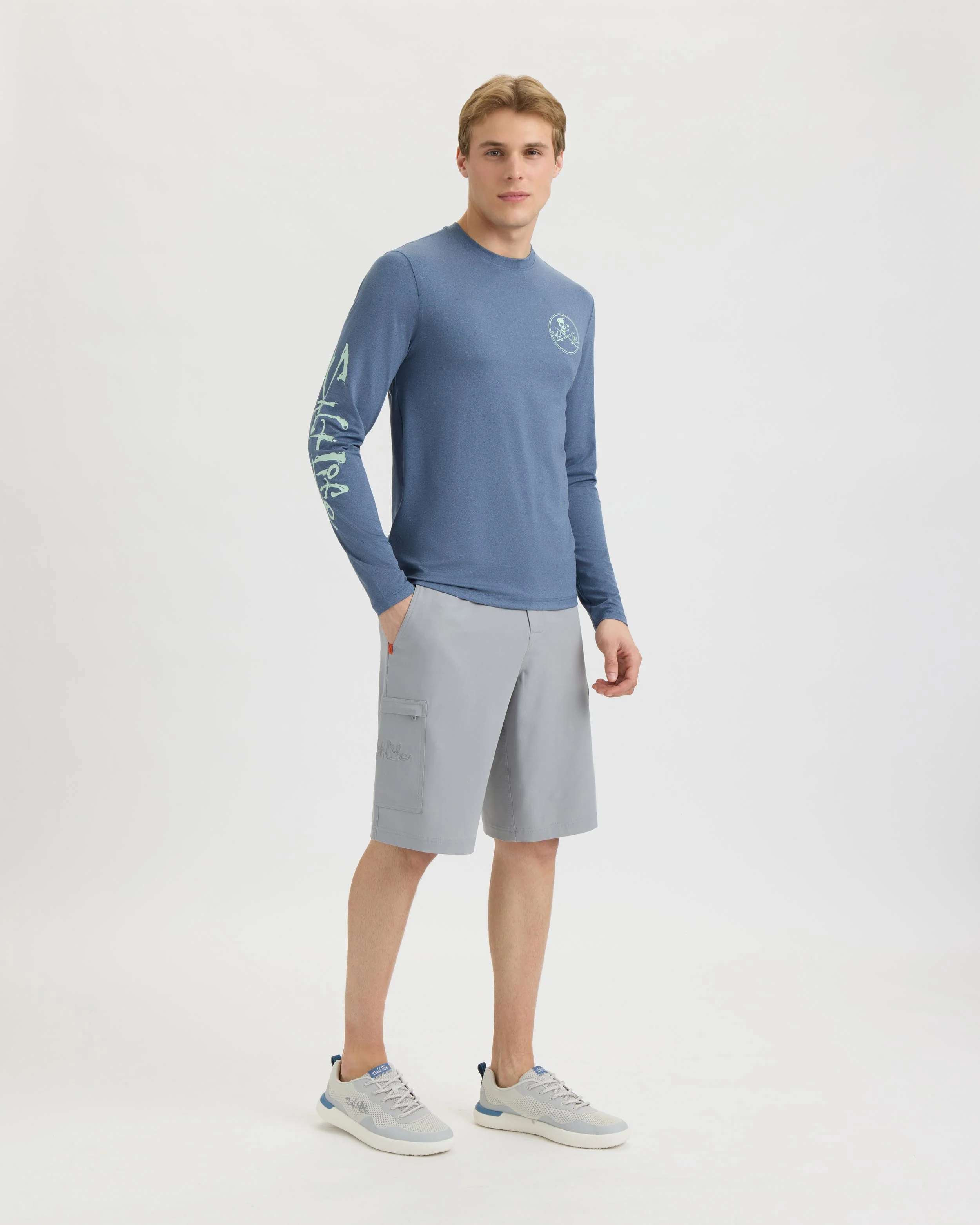 Skull and Poles SLX Performance Long Sleeve Tee - Image 7