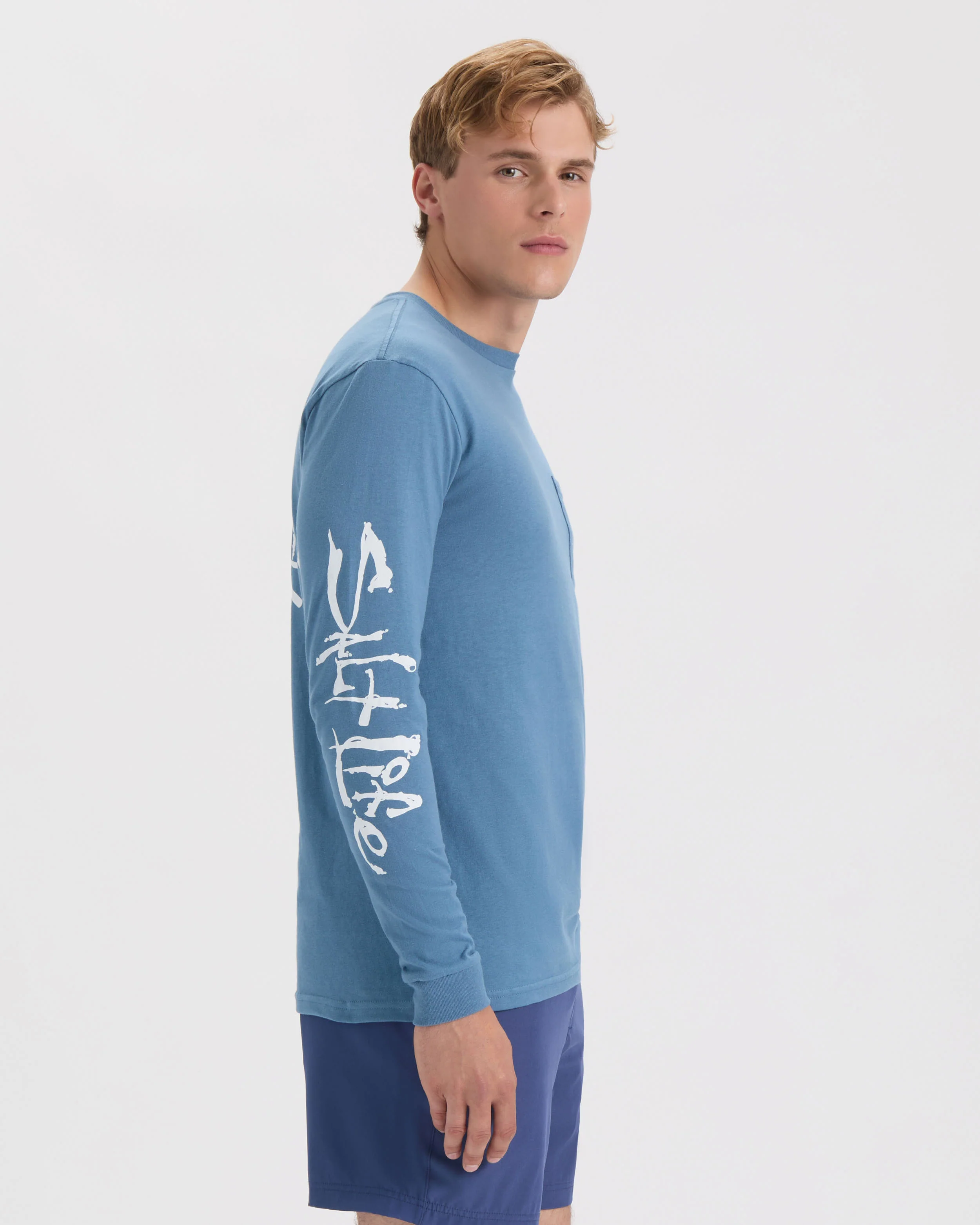 Men’s Skull and Poles Long Sleeve Shirt - Image 3