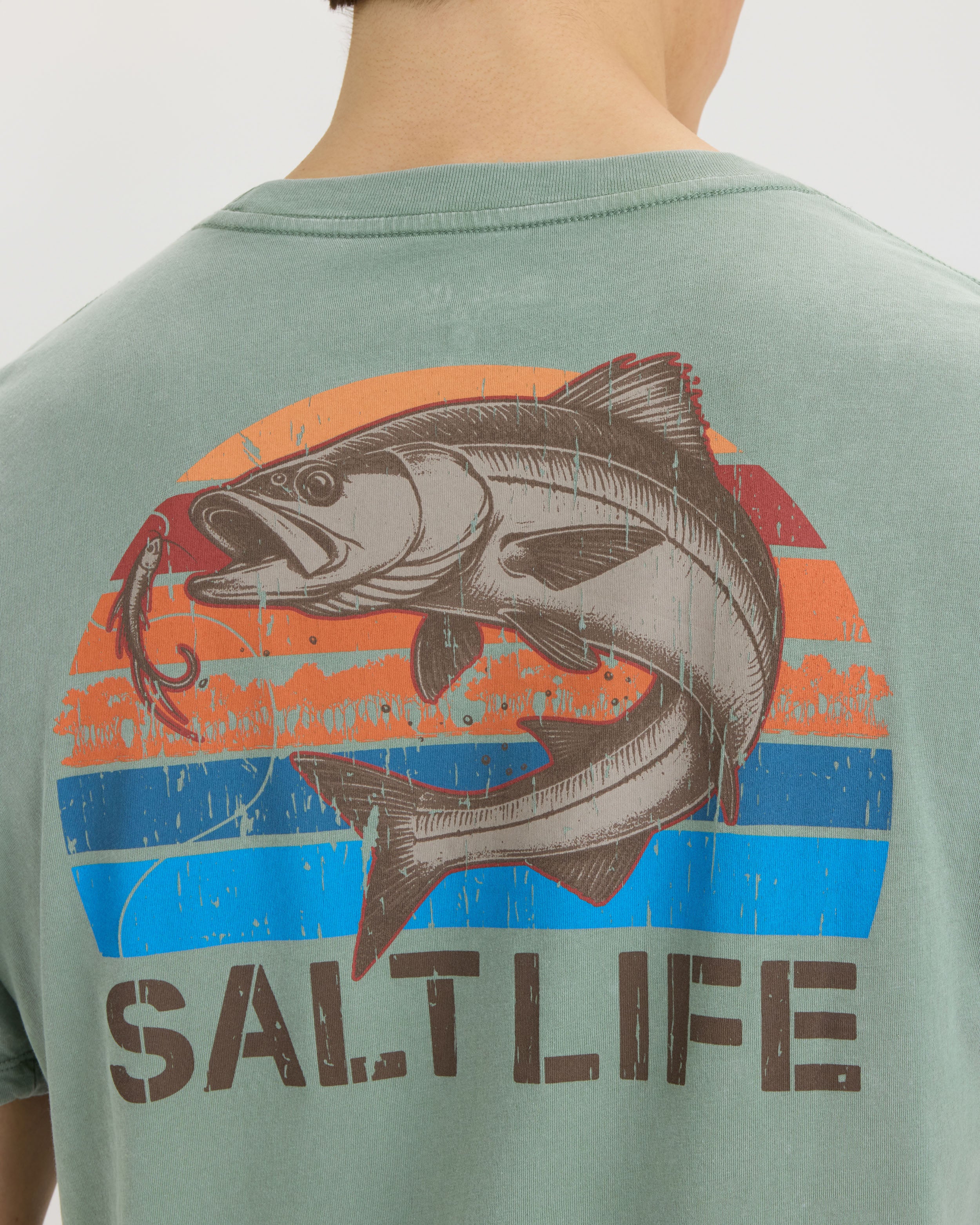 Men’s Snook Life Salt Wash Tee - Image 5