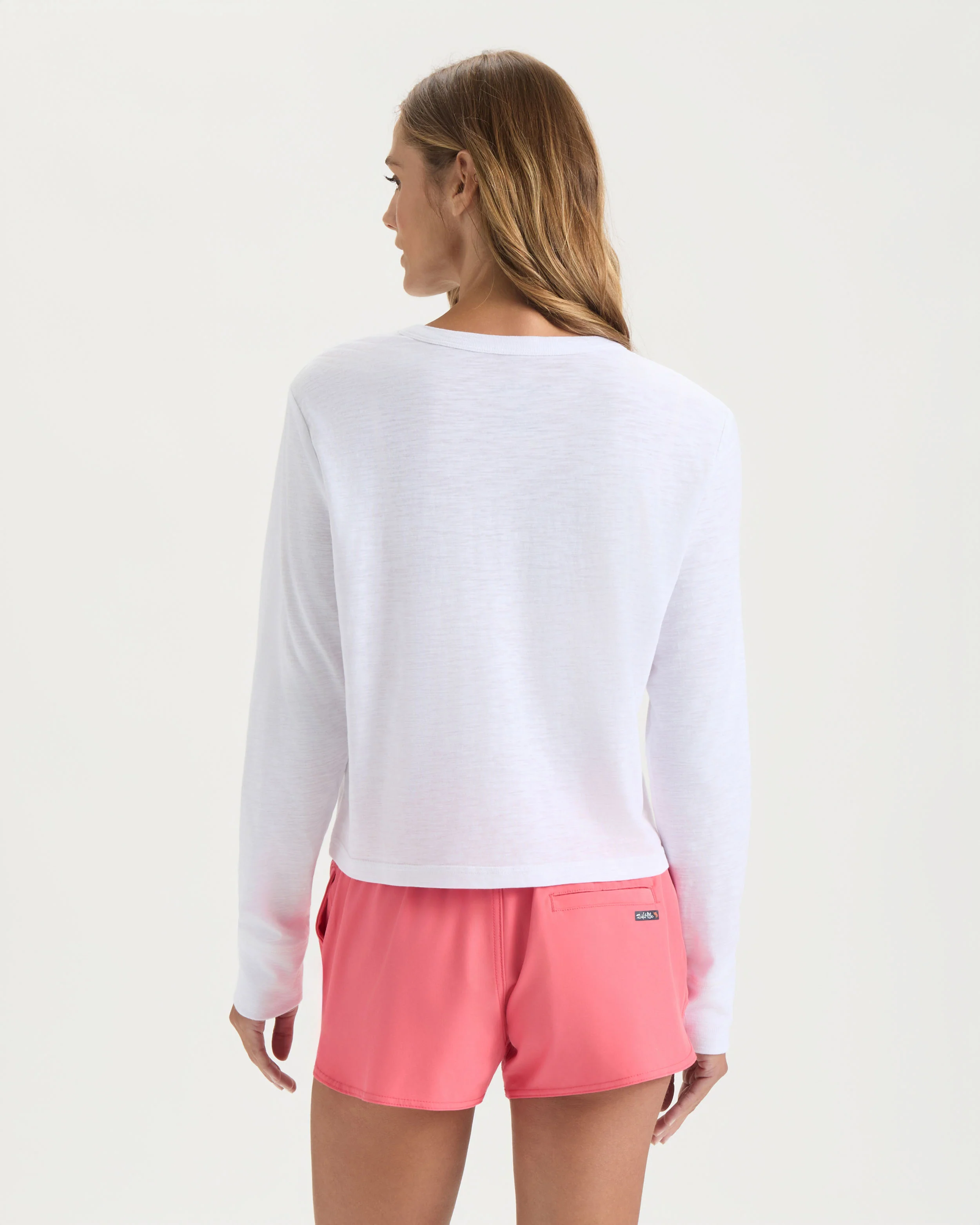 Women’s Sunrise Vibes Crew Neck Cropped Shirt - Image 4