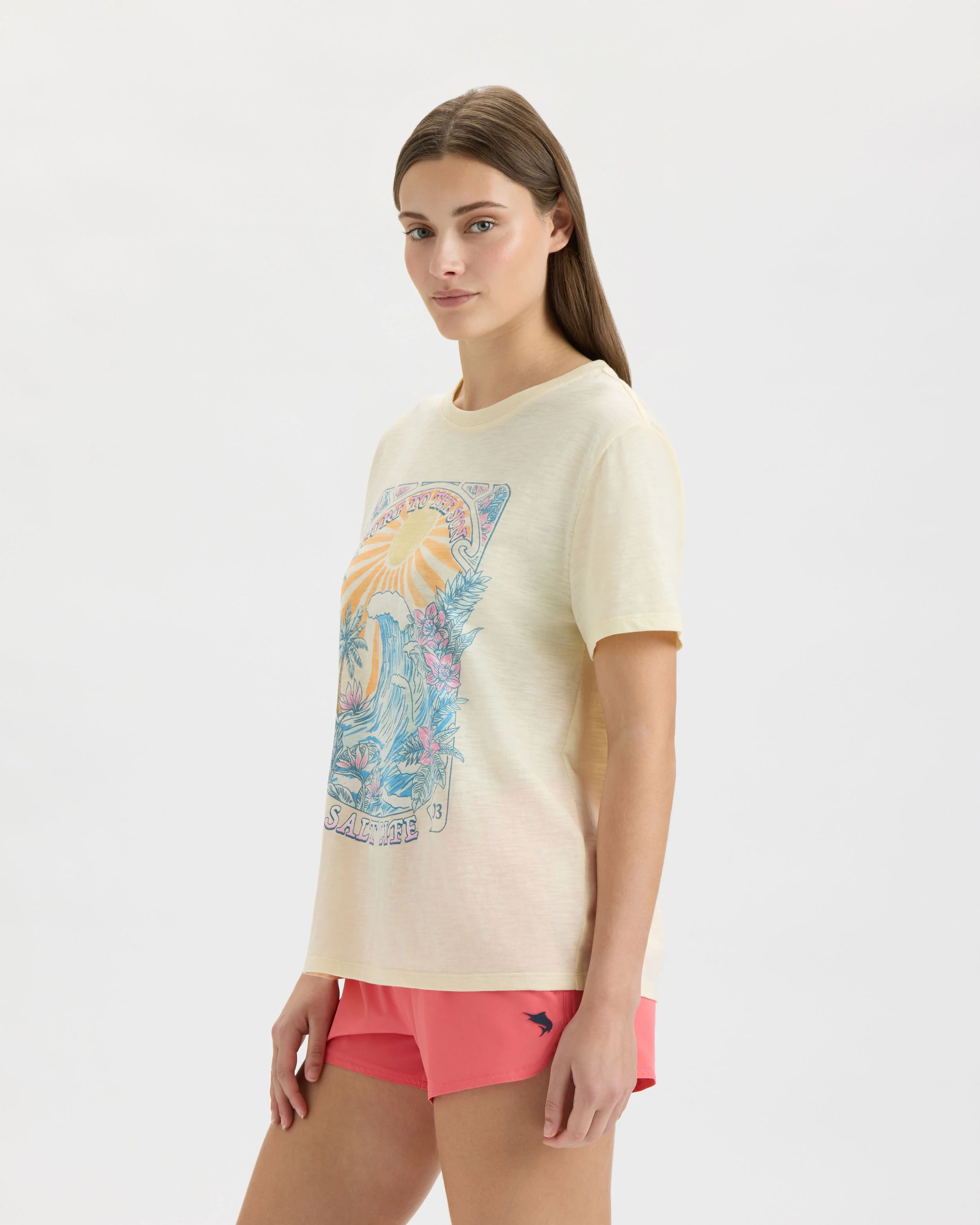 Women’s Surf the Sun Relaxed Boyfriend Tee - Image 2