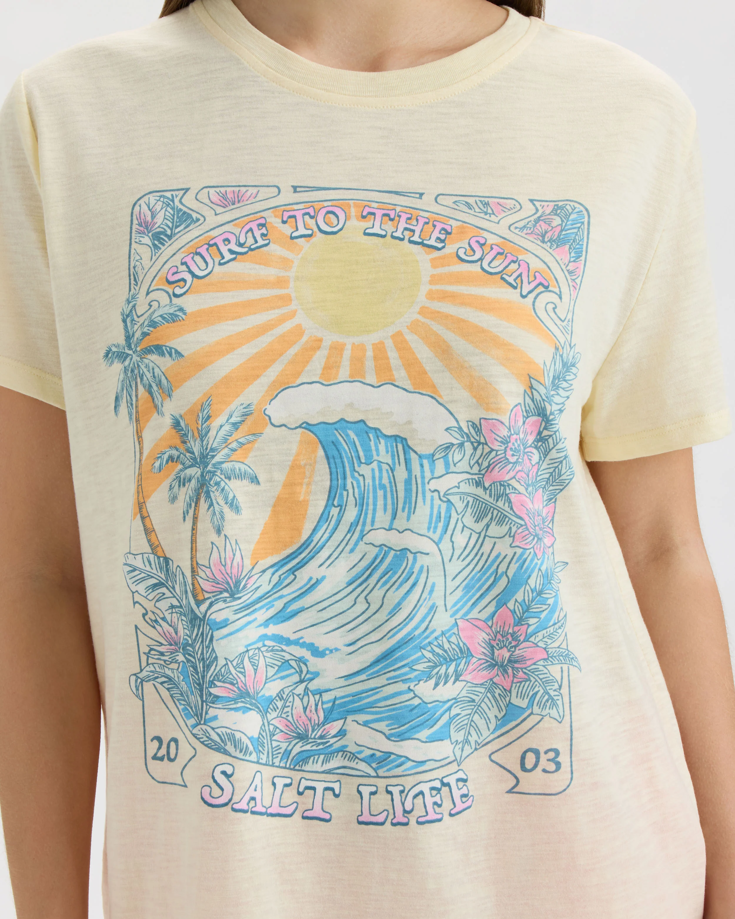 Women’s Surf the Sun Relaxed Boyfriend Tee - Image 4