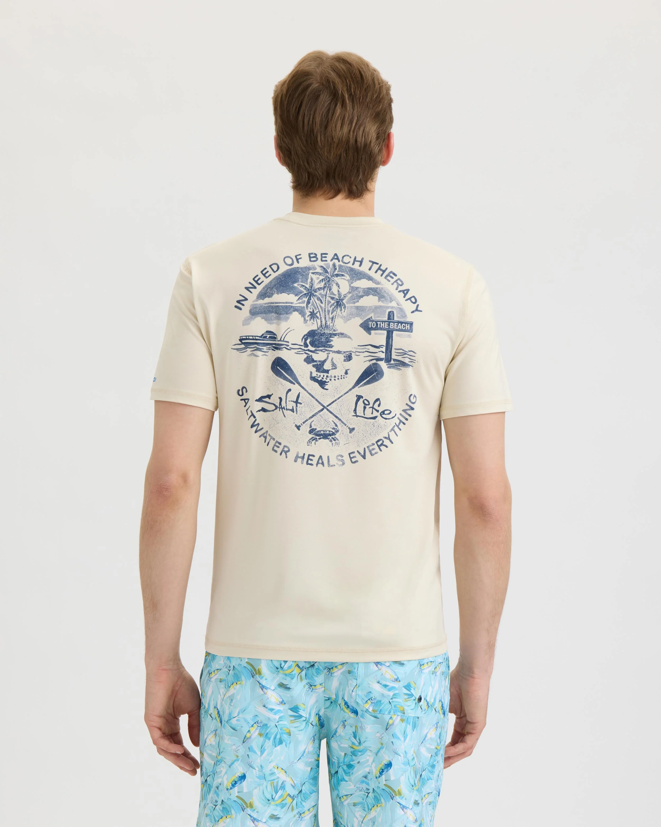 Men’s Beach Therapy SLX Performance Short Sleeve Tee - Image 4
