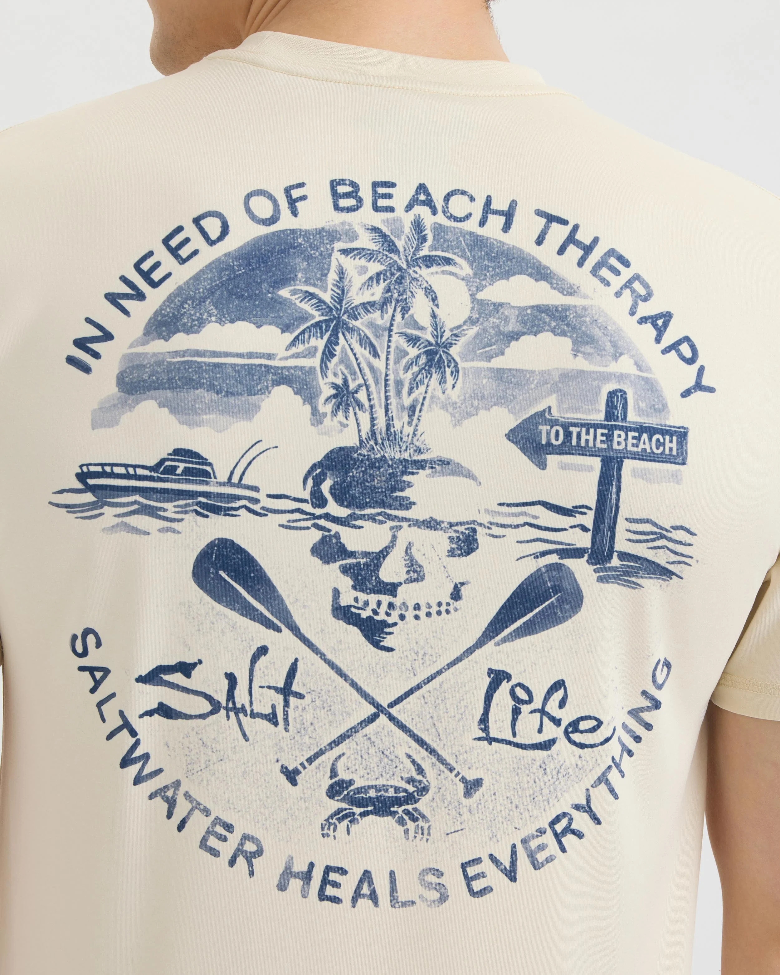 Men’s Beach Therapy SLX Performance Short Sleeve Tee - Image 5