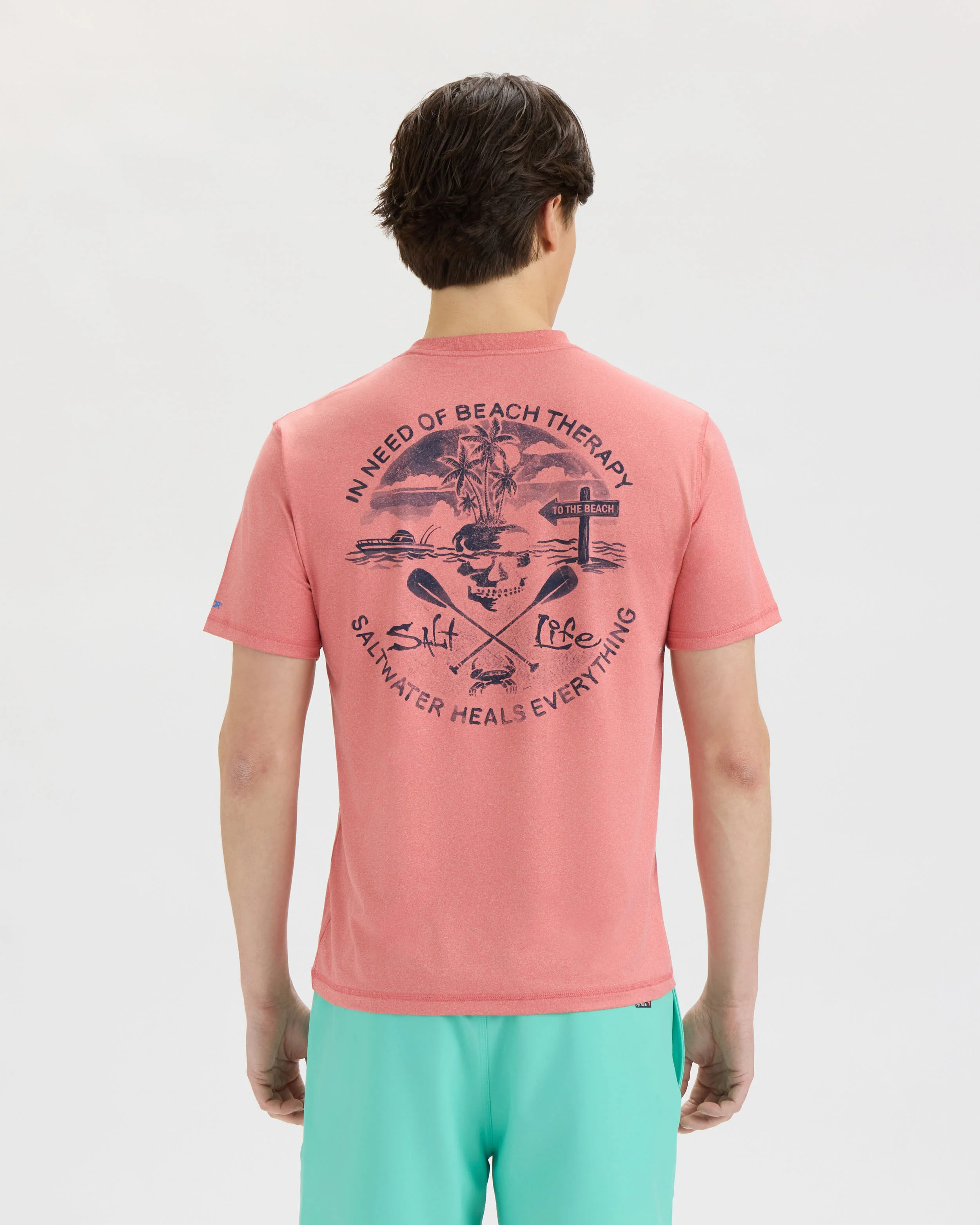 Men’s Beach Therapy SLX Performance Short Sleeve Tee - Image 4