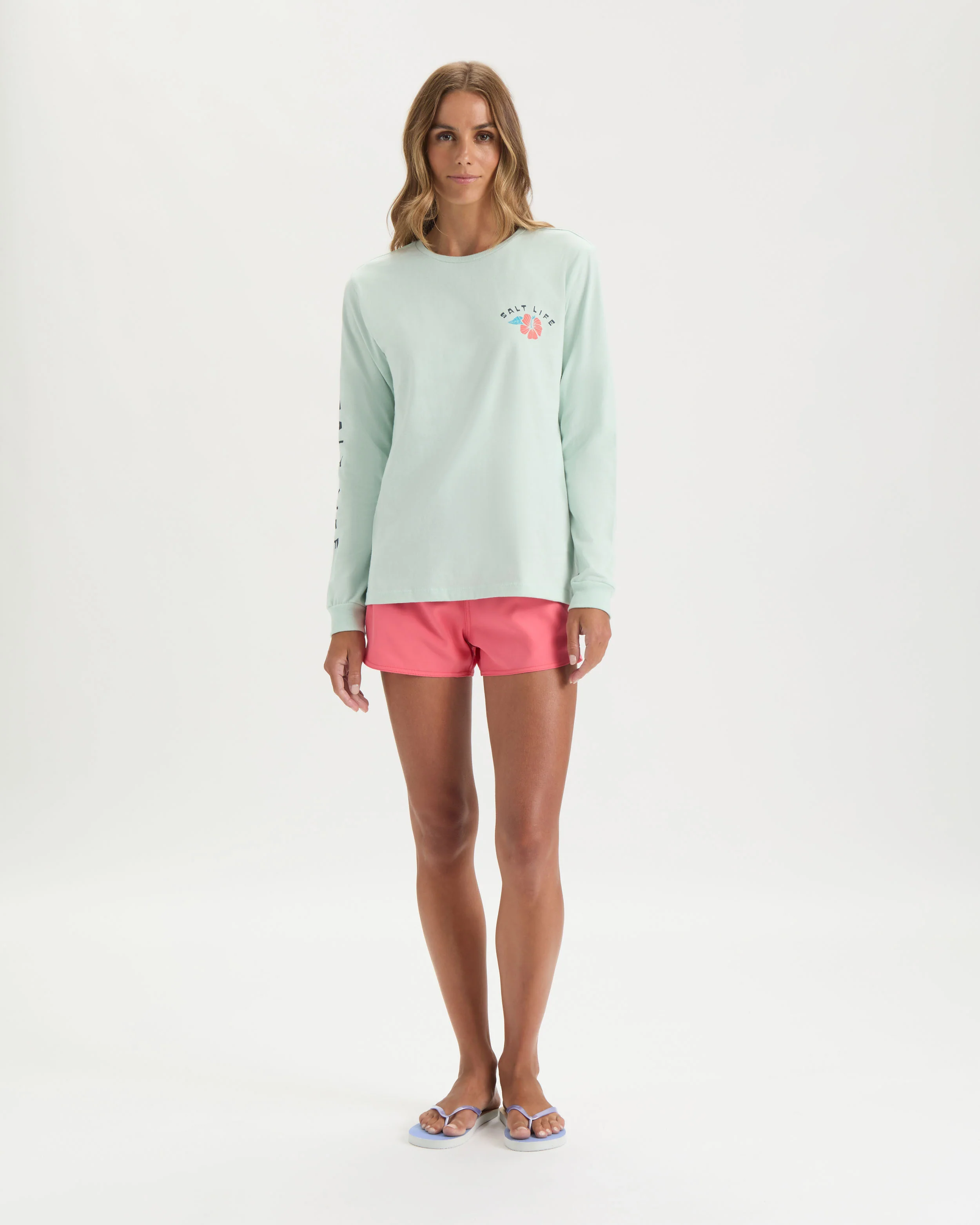 Women’s Toucan Palms Long Sleeve Shirt - Image 5