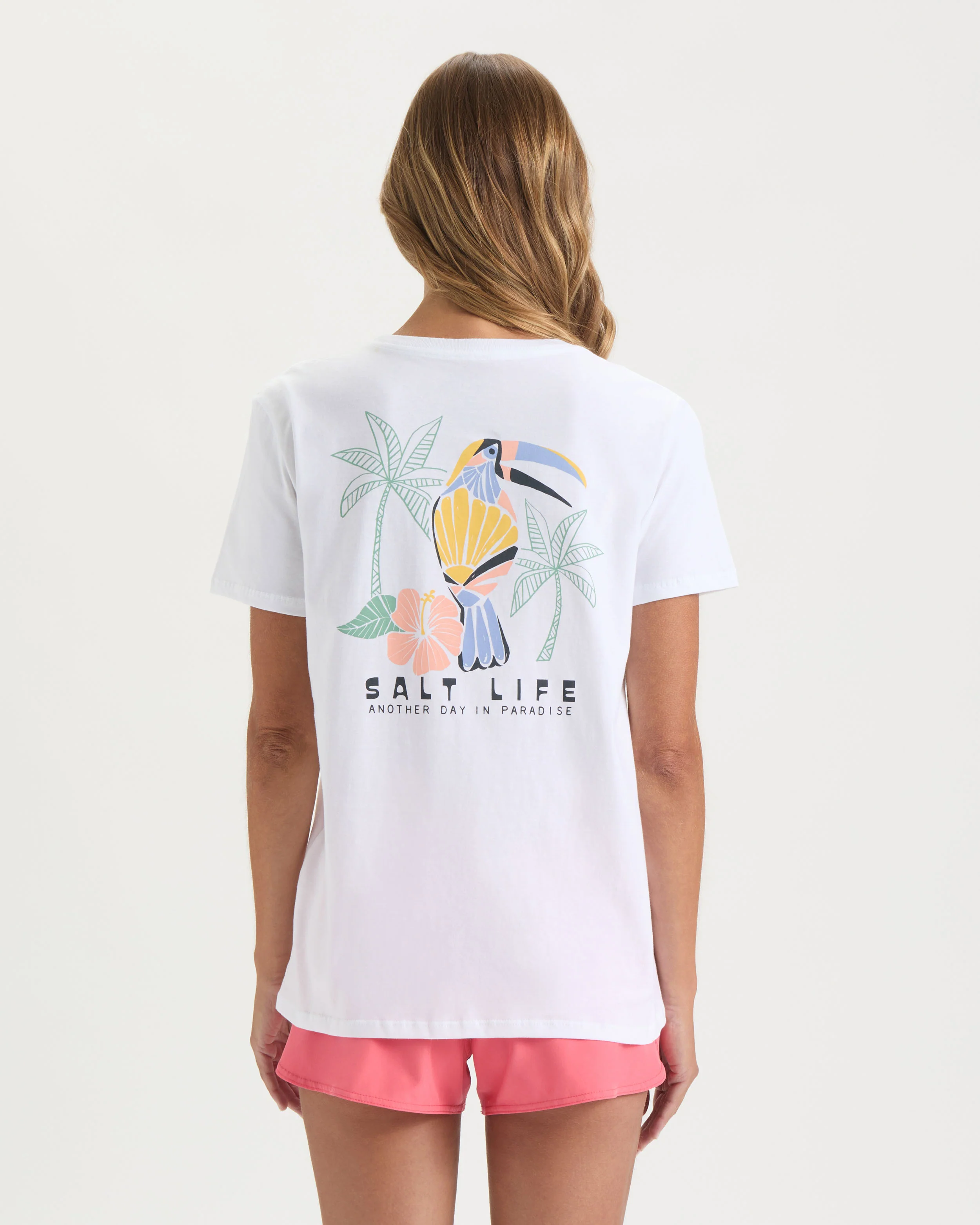 Women’s Toucan Palms Short Sleeve Tee - Image 4
