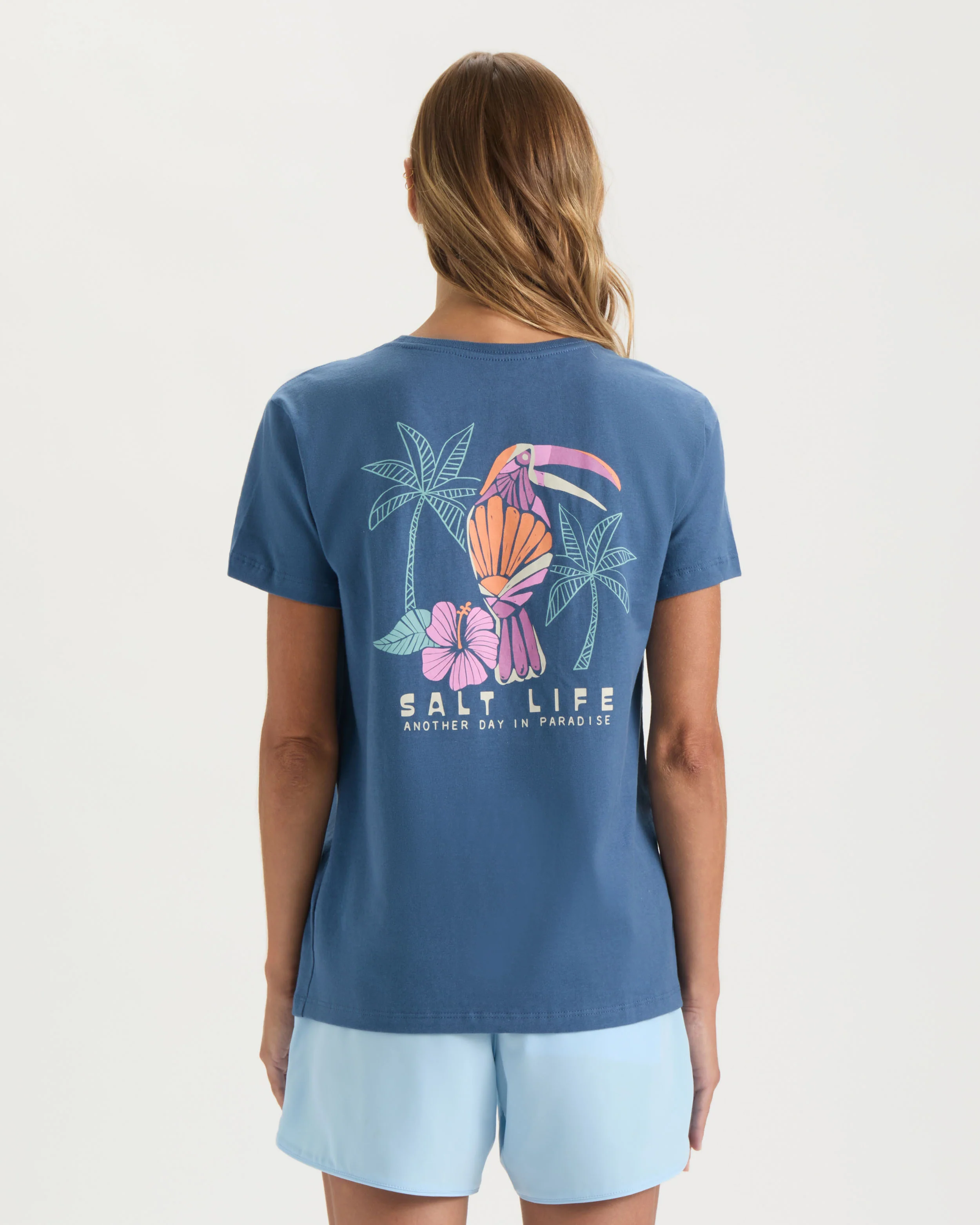 Women’s Toucan Palms Short Sleeve Tee - Image 4
