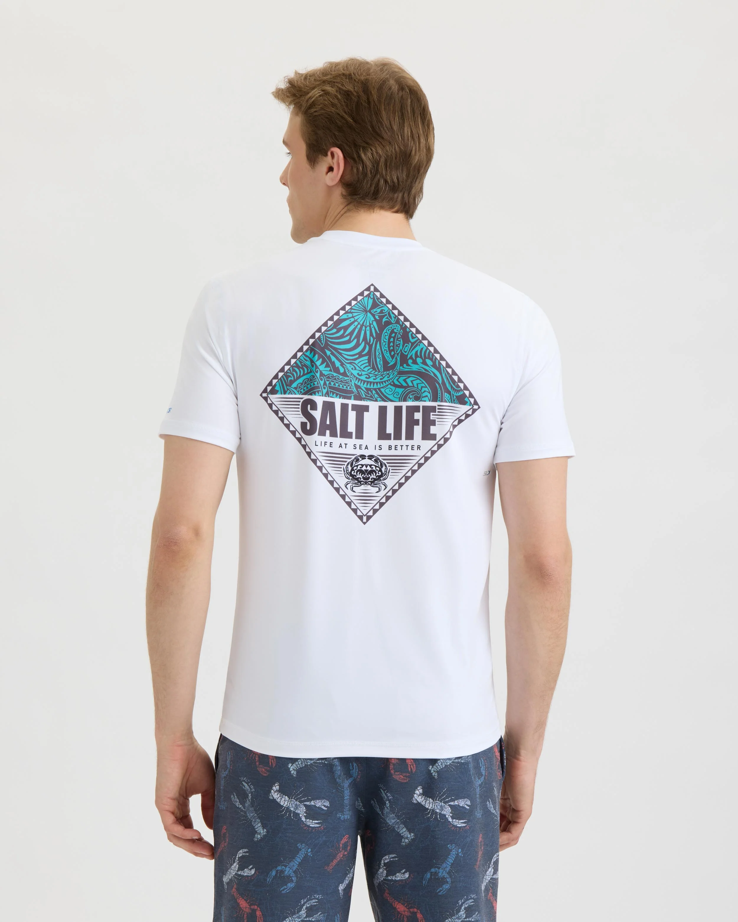 Men’s Tribal Salt Badge SLX Performance Short Sleeve Tee - Image 4