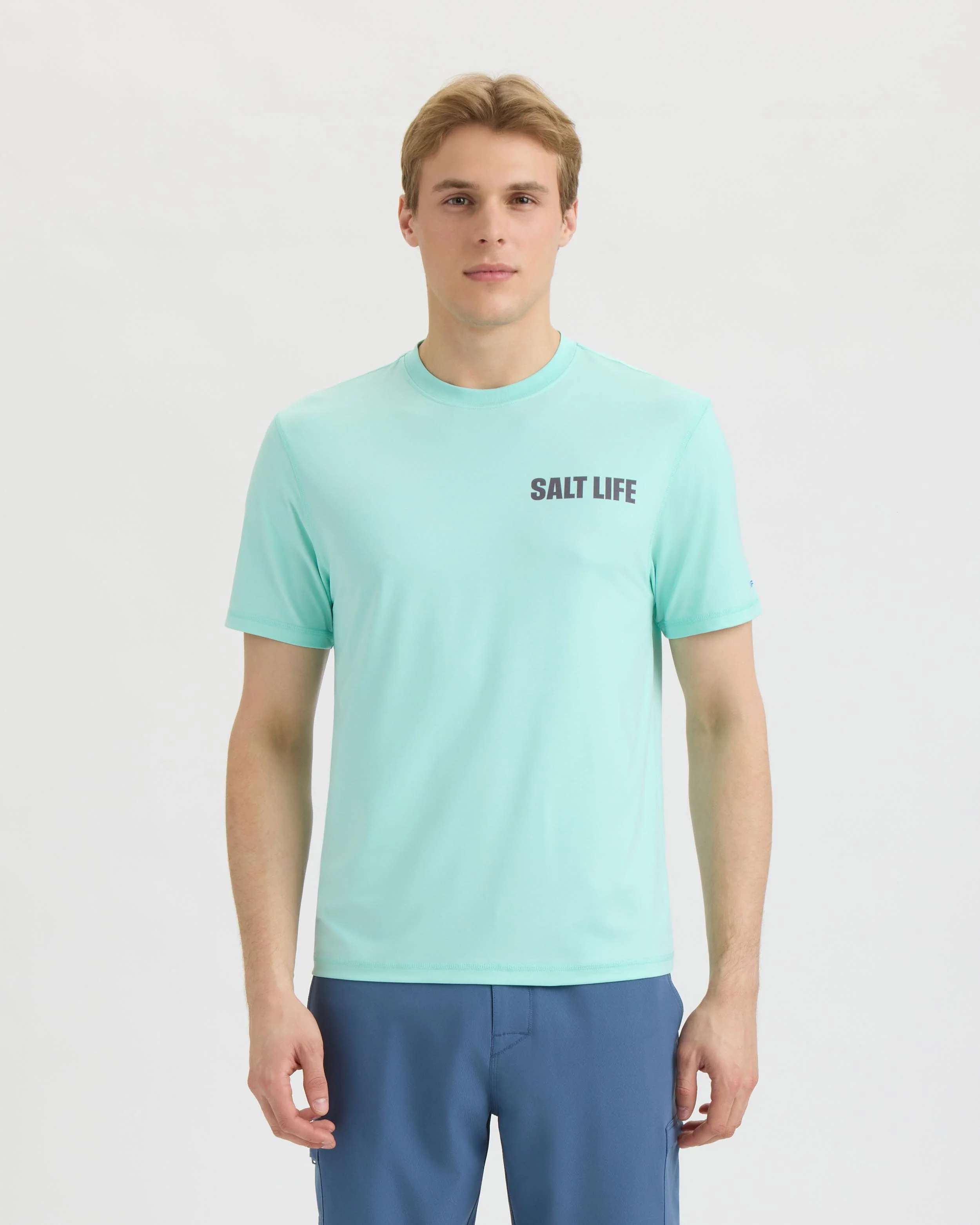 Men’s Tribal Salt Badge SLX Performance Short Sleeve Tee - Image 2