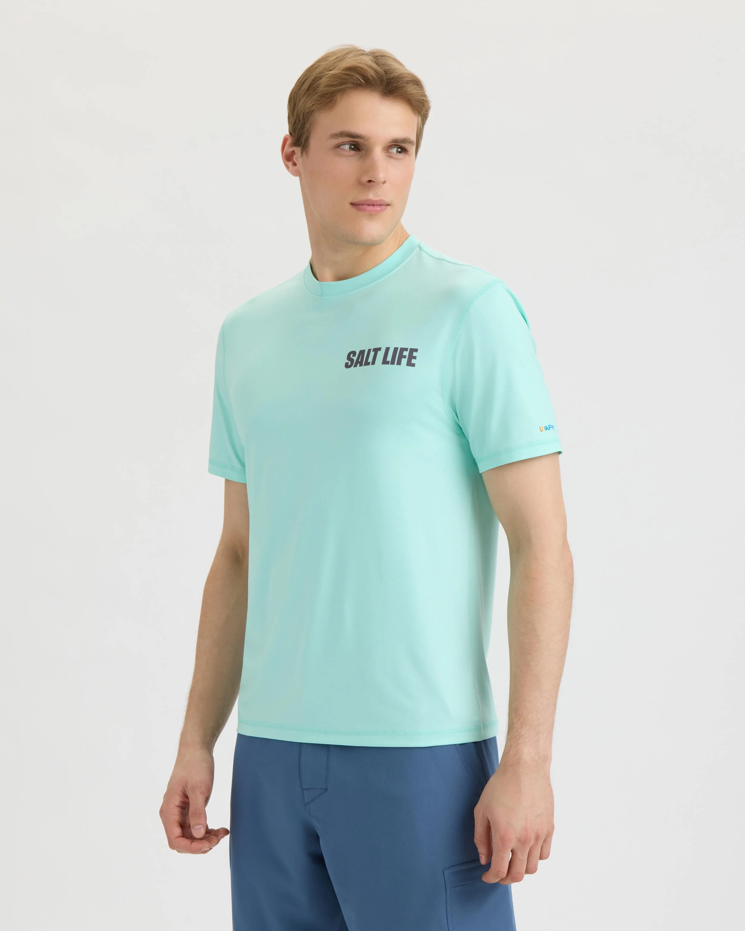 Men’s Tribal Salt Badge SLX Performance Short Sleeve Tee - Image 3