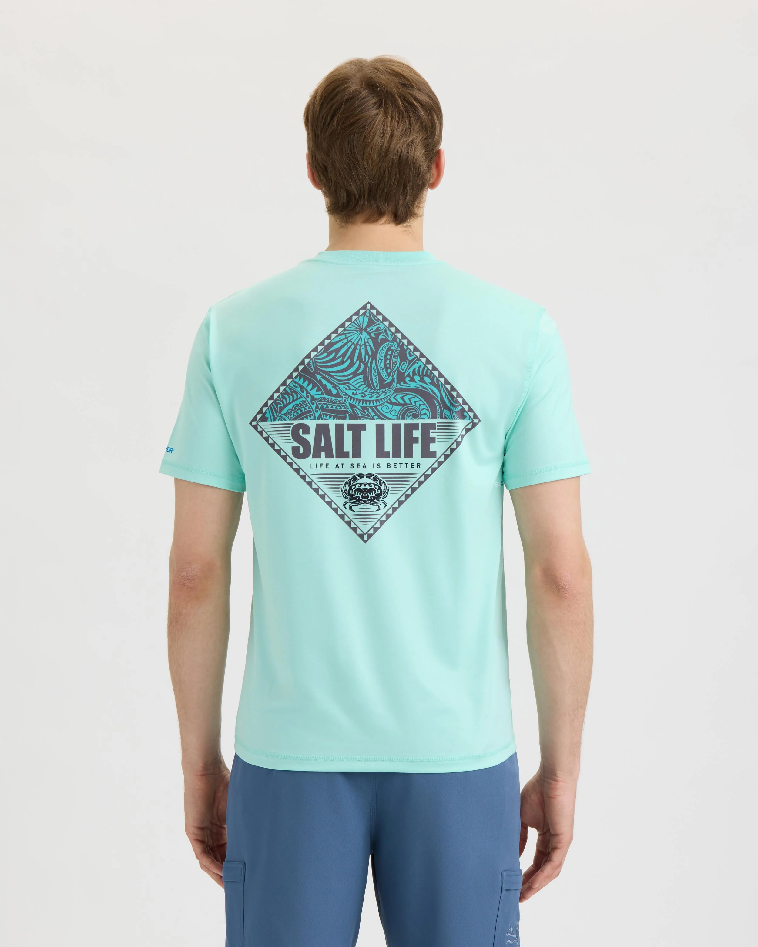 Men’s Tribal Salt Badge SLX Performance Short Sleeve Tee - Image 4