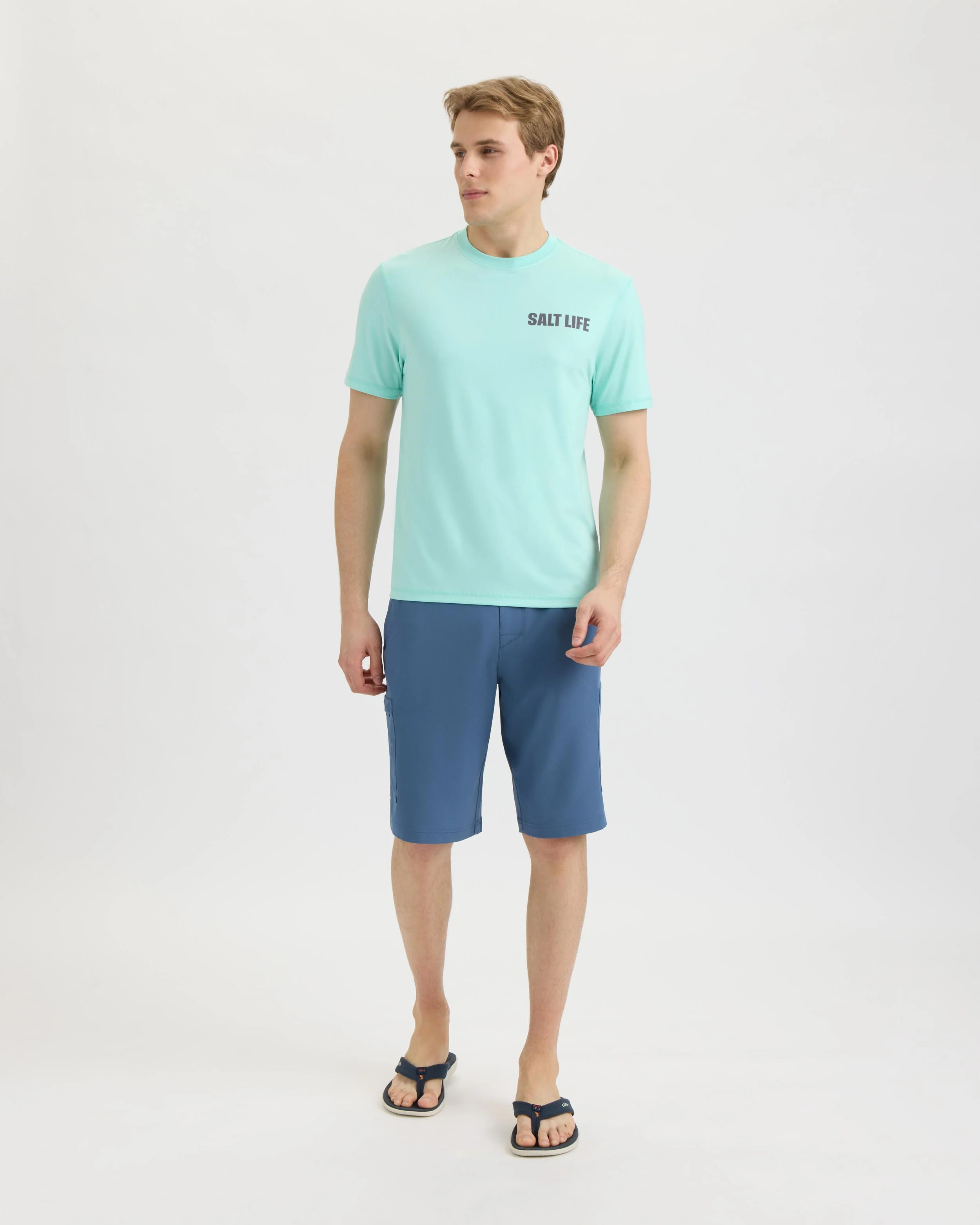 Men’s Tribal Salt Badge SLX Performance Short Sleeve Tee - Image 6
