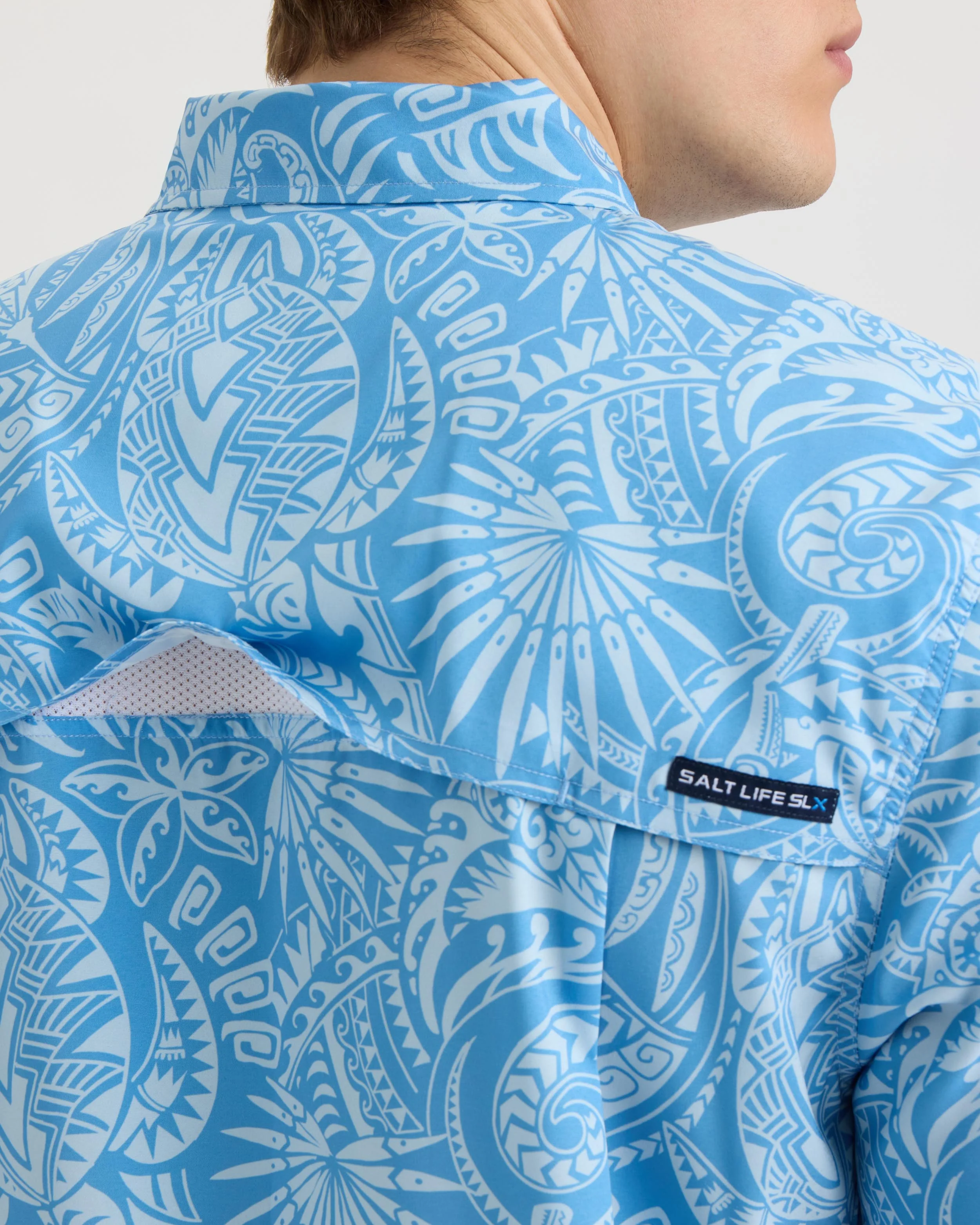 Men’s Tribal SLX Performance Woven Shirt - Image 5