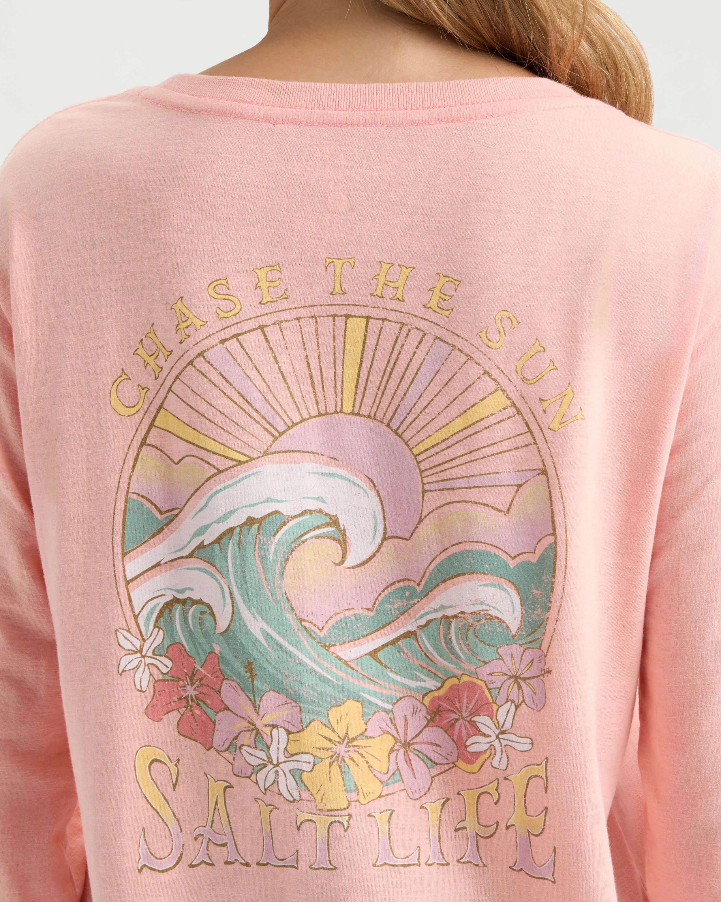 Women’s Tropic Tides Oversized Boyfriend Tee - Image 7