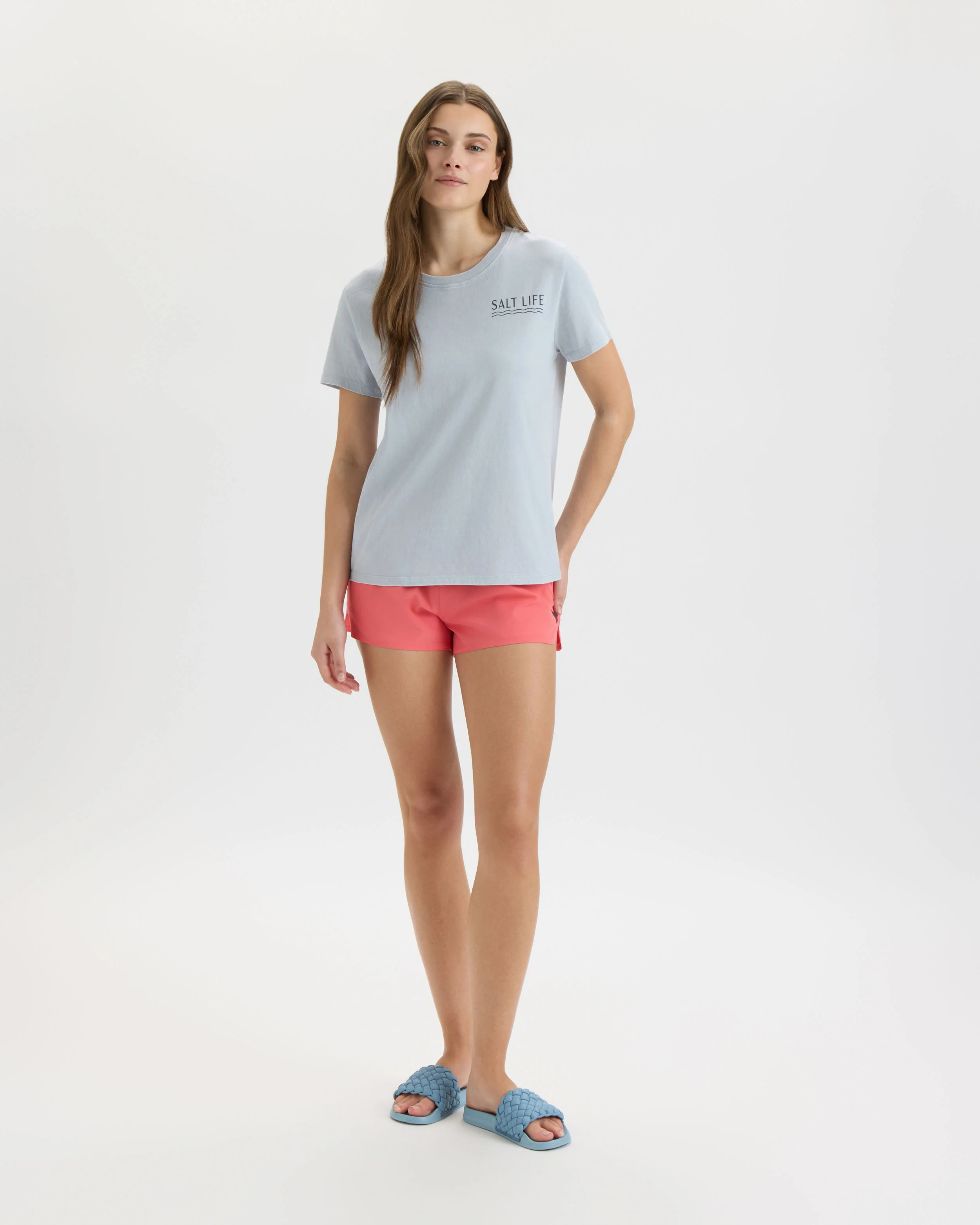 Women’s Tropical Retreat Salt Wash Tee - Image 5