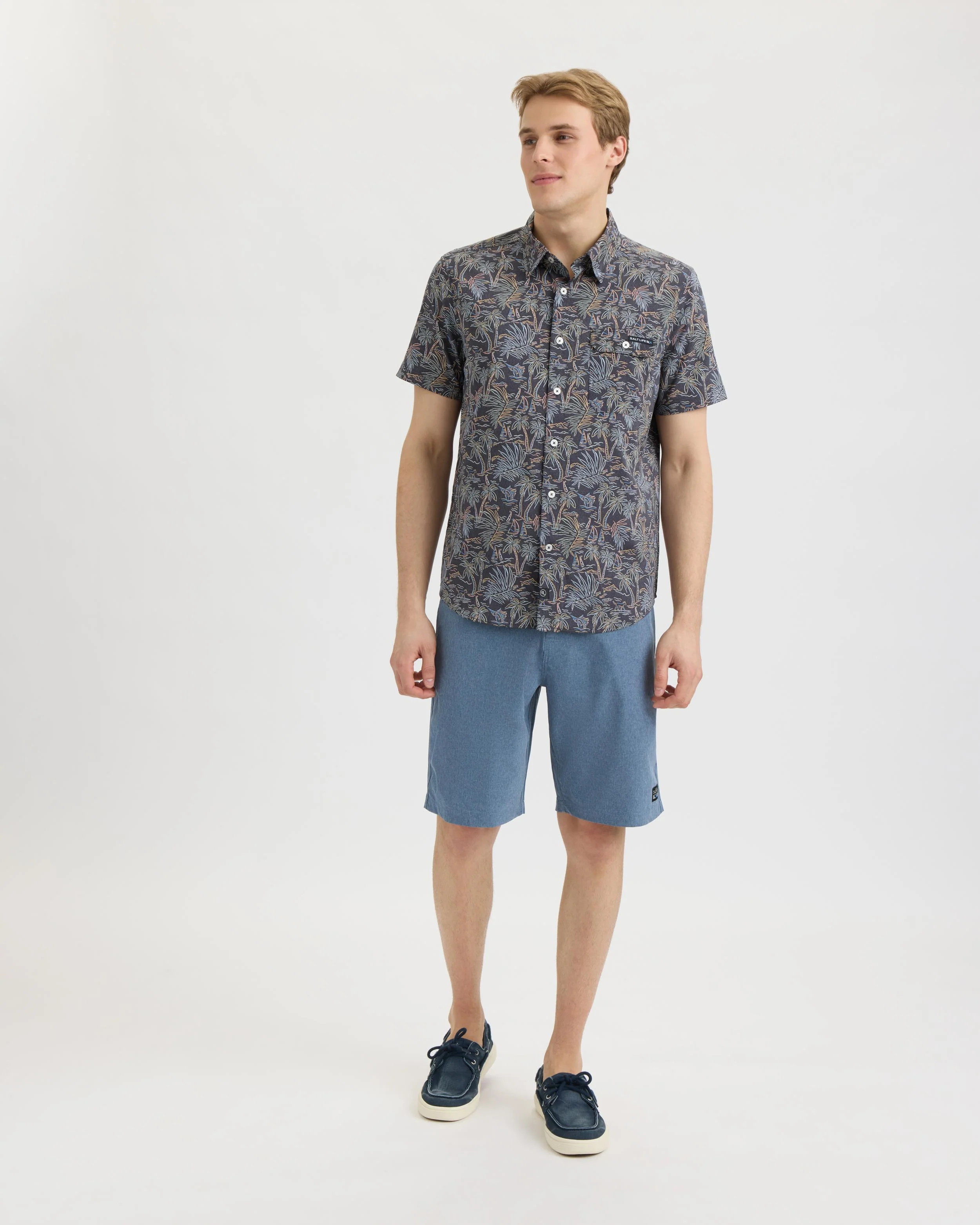 Men’s Tropical Sunday SLX Performance Woven Shirt - Image 6