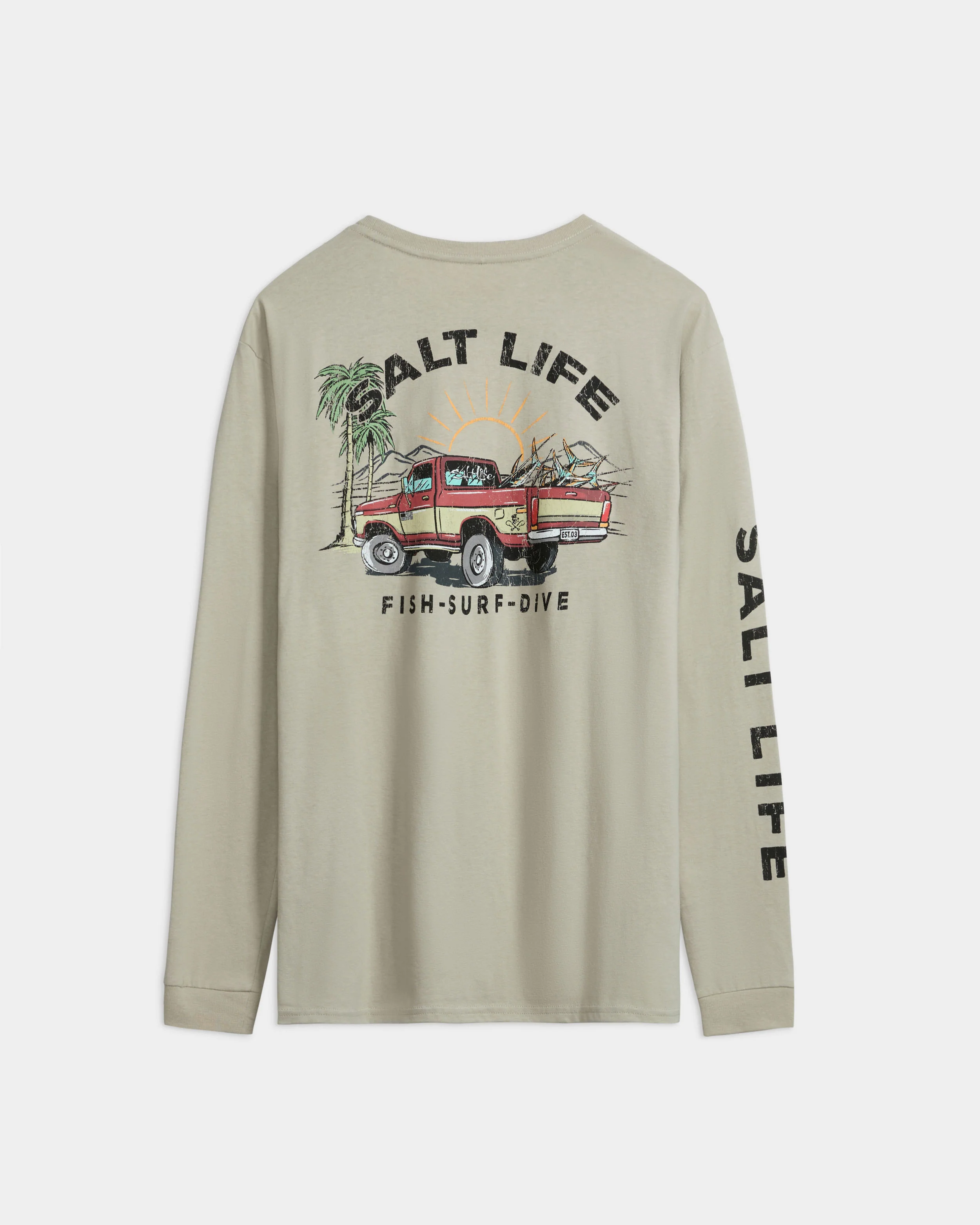 Men’s Truck and Tail Long Sleeve Shirt