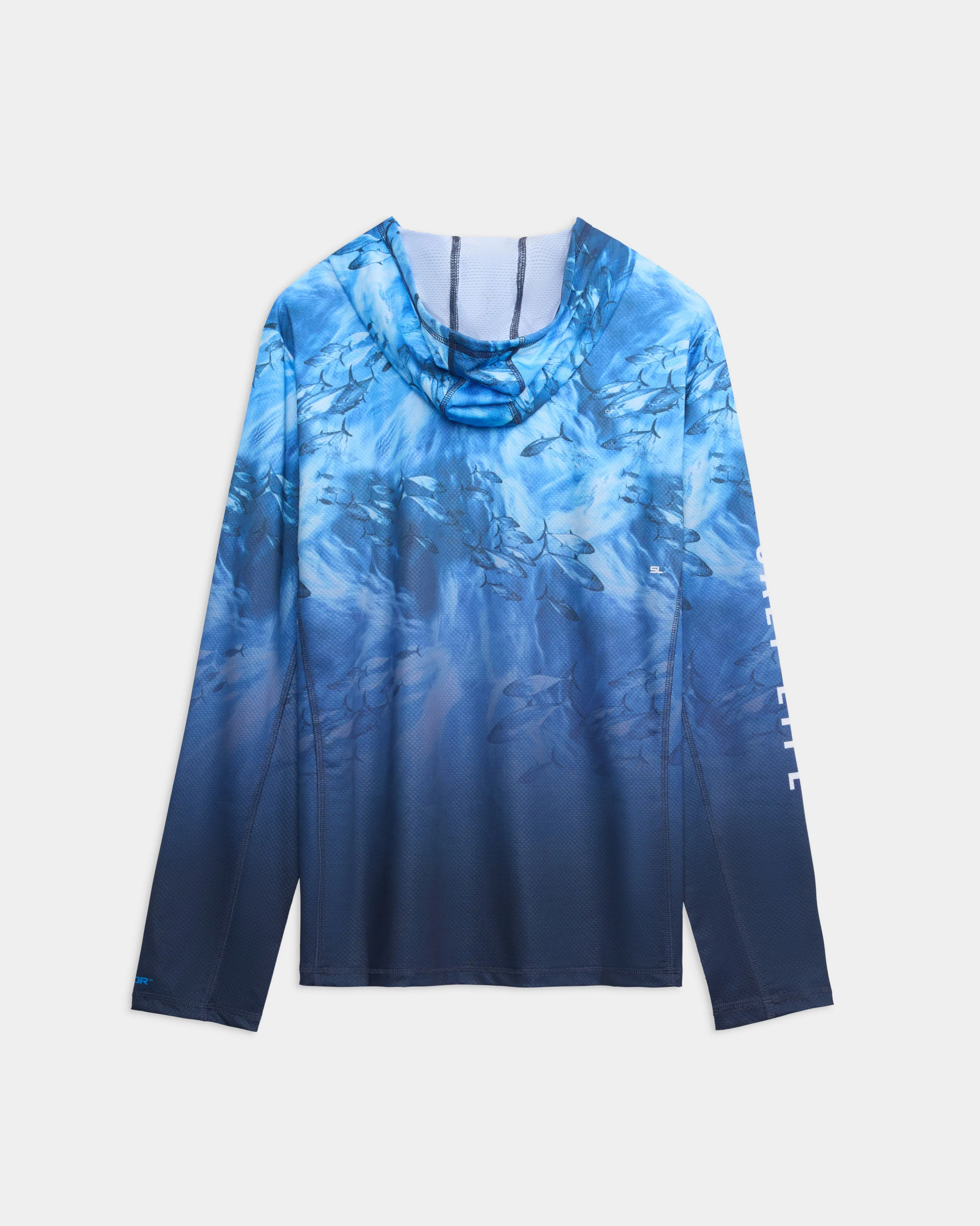 Men’s Tuna Tactics Fade Perforated SLX Performance Hoodie - Image 7