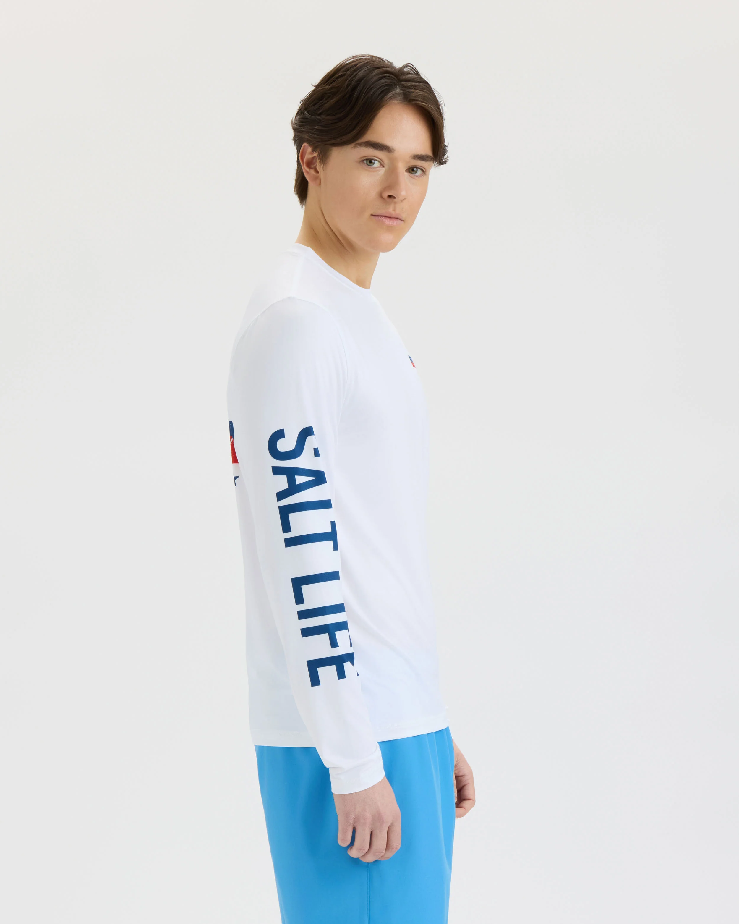 Men’s Tuna Tournament Long Sleeve SLX Performance Tee - Image 3