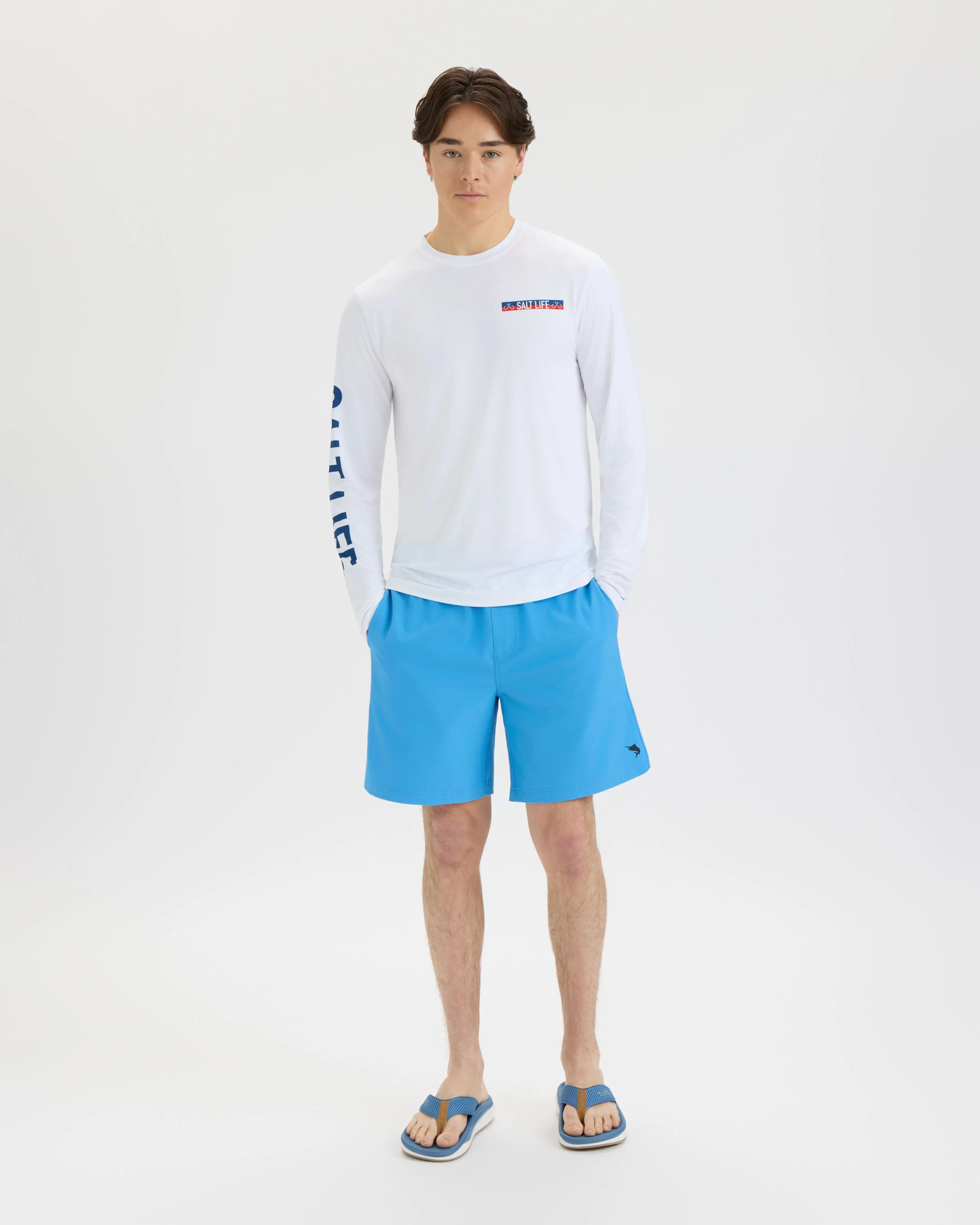 Men’s Tuna Tournament Long Sleeve SLX Performance Tee - Image 6