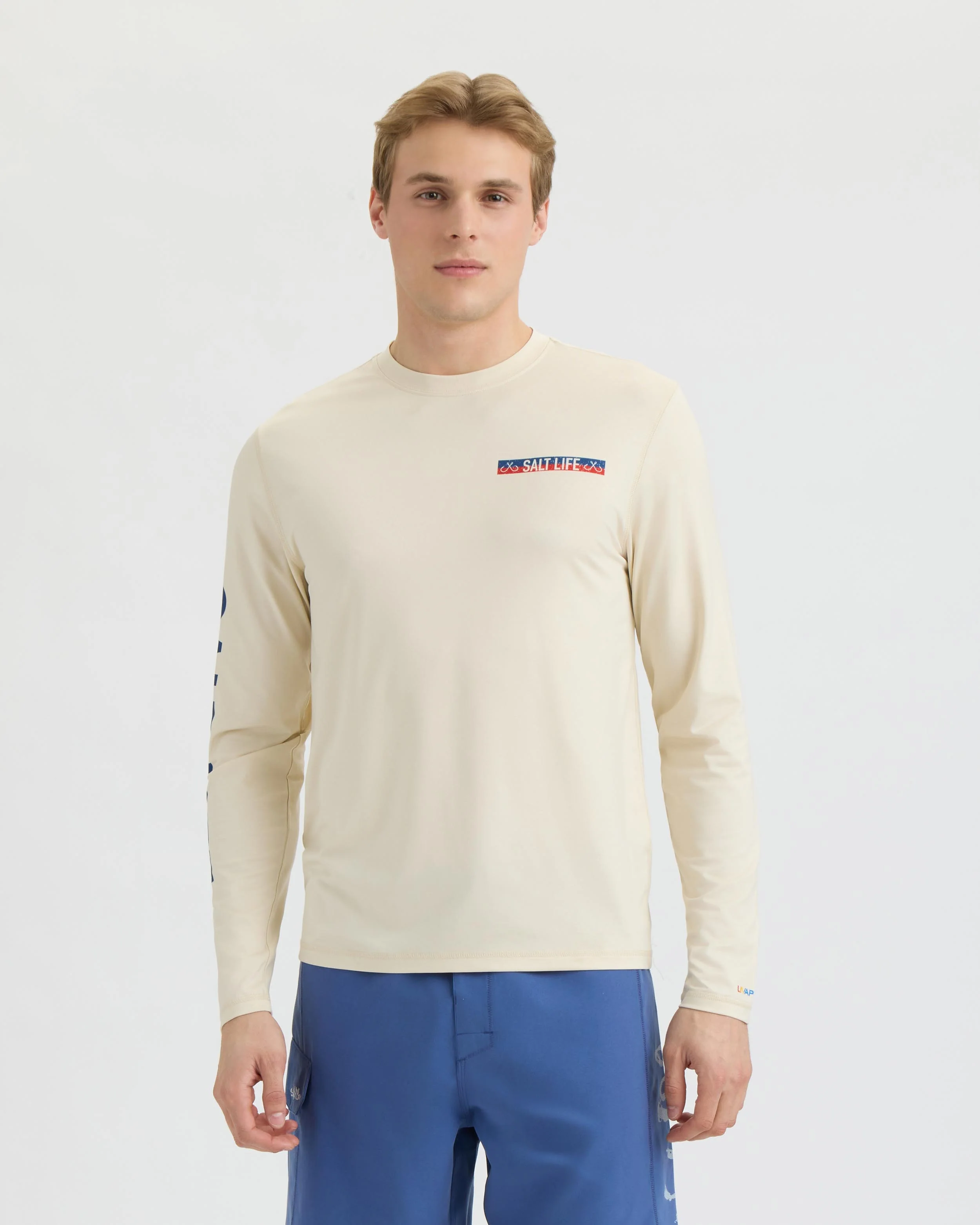 Men’s Tuna Tournament Long Sleeve SLX Performance Tee - Image 2