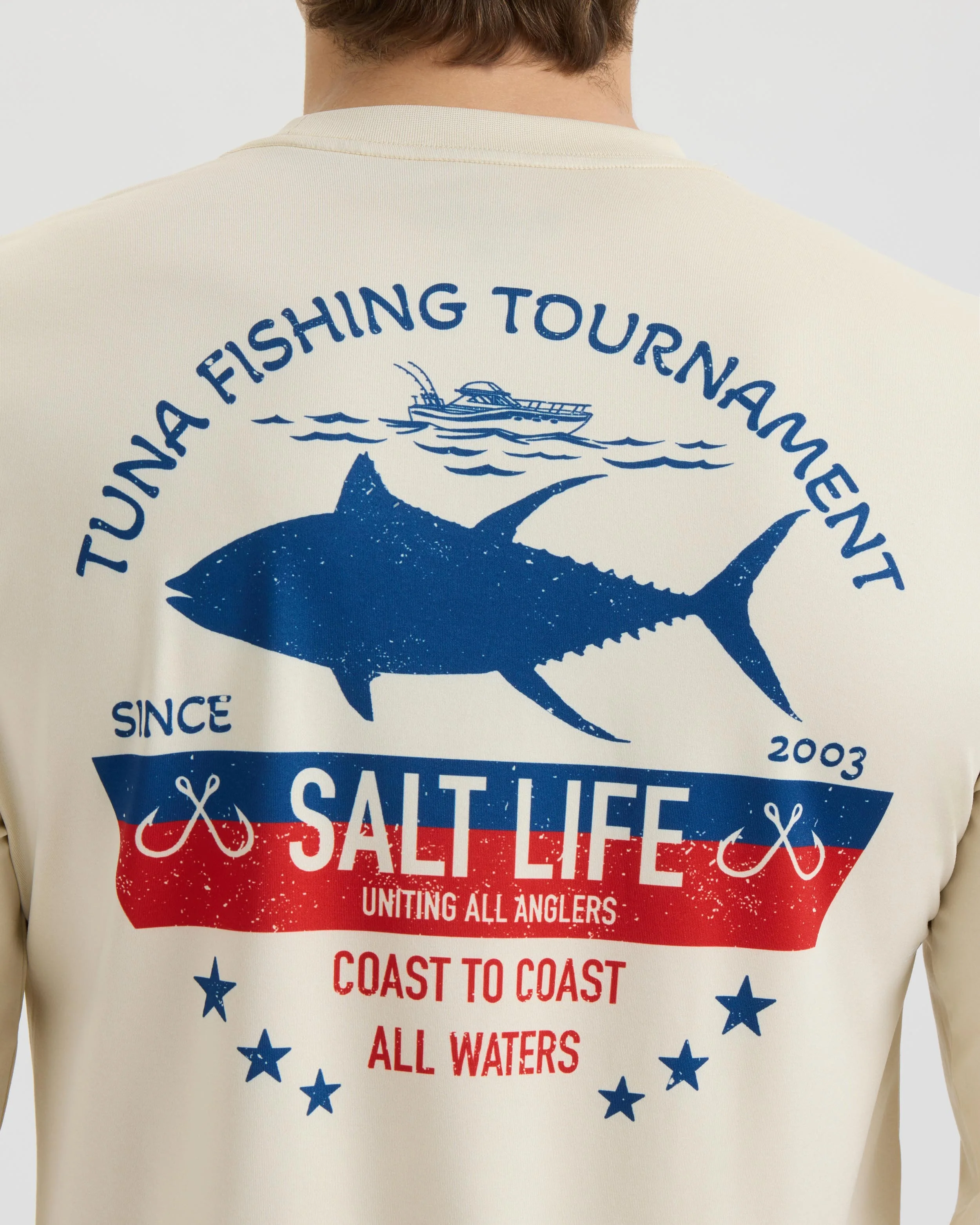 Men’s Tuna Tournament Long Sleeve SLX Performance Tee - Image 5