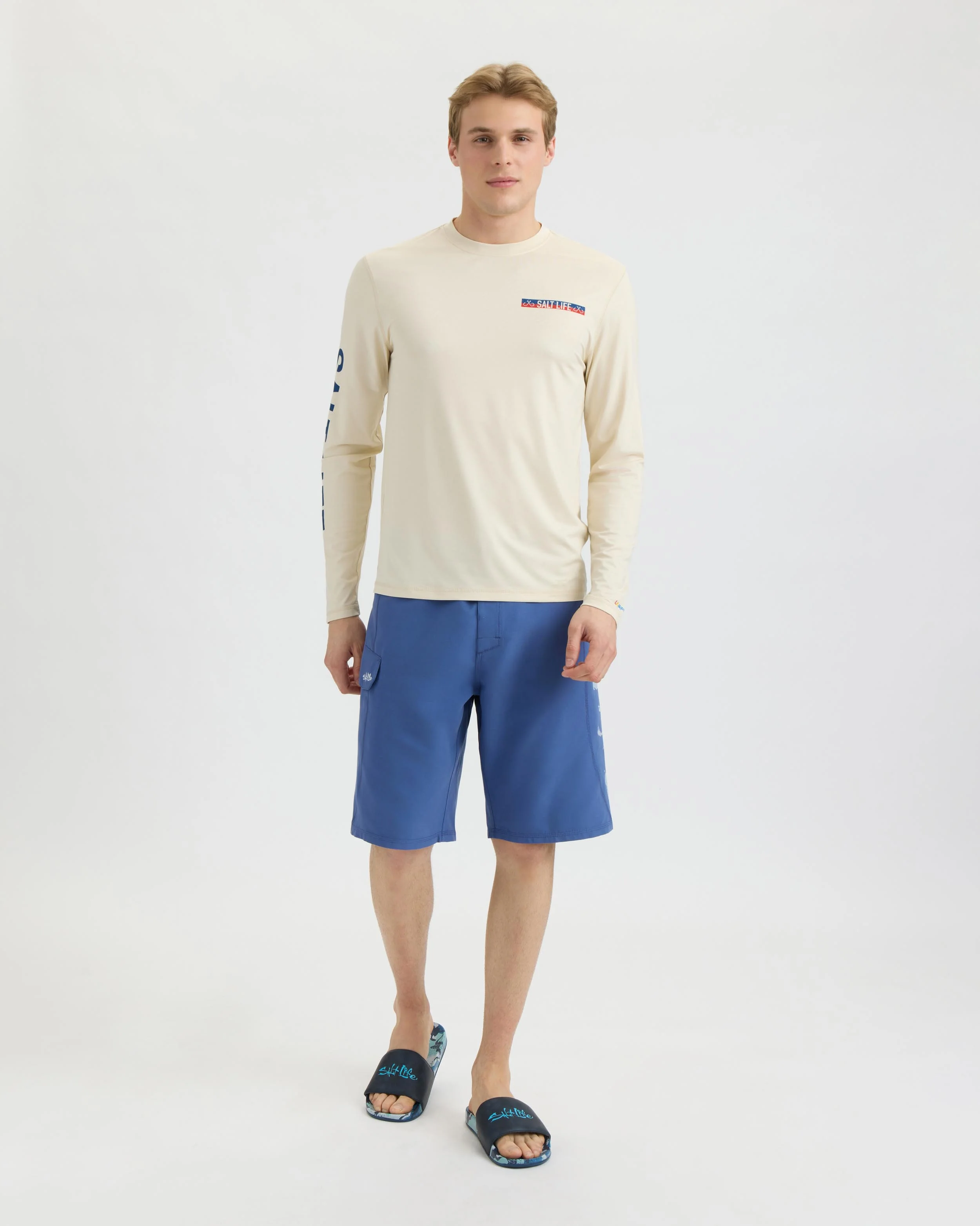 Men’s Tuna Tournament Long Sleeve SLX Performance Tee - Image 6