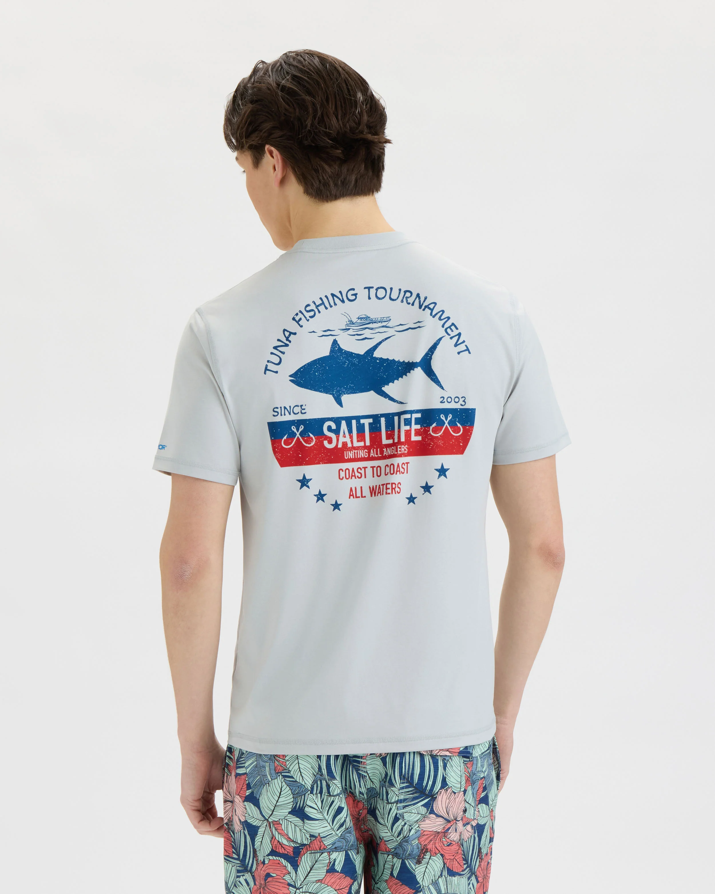 Men’s Tuna Tournament SLX Performance Short Sleeve Tee - Image 2