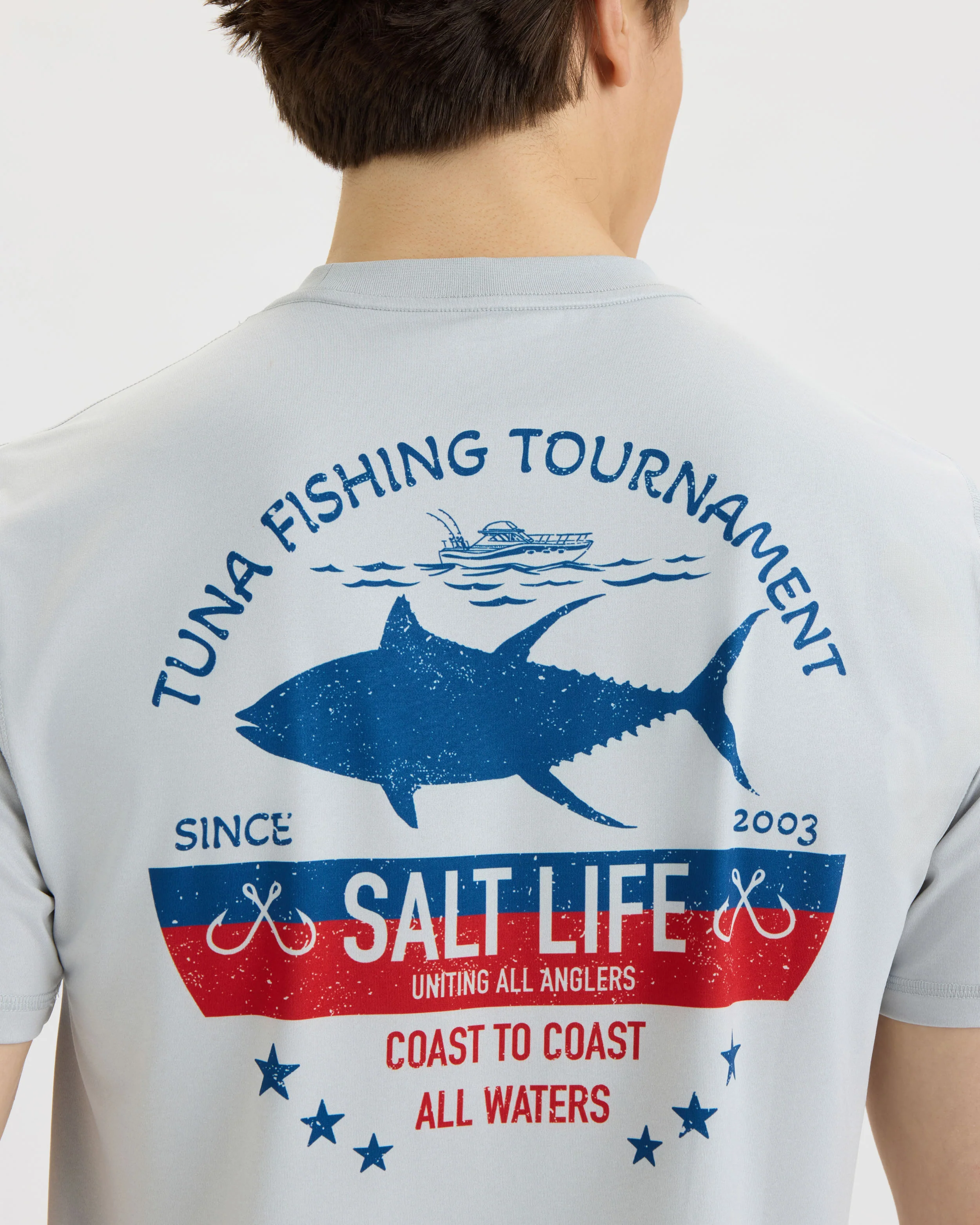 Men’s Tuna Tournament SLX Performance Short Sleeve Tee - Image 4